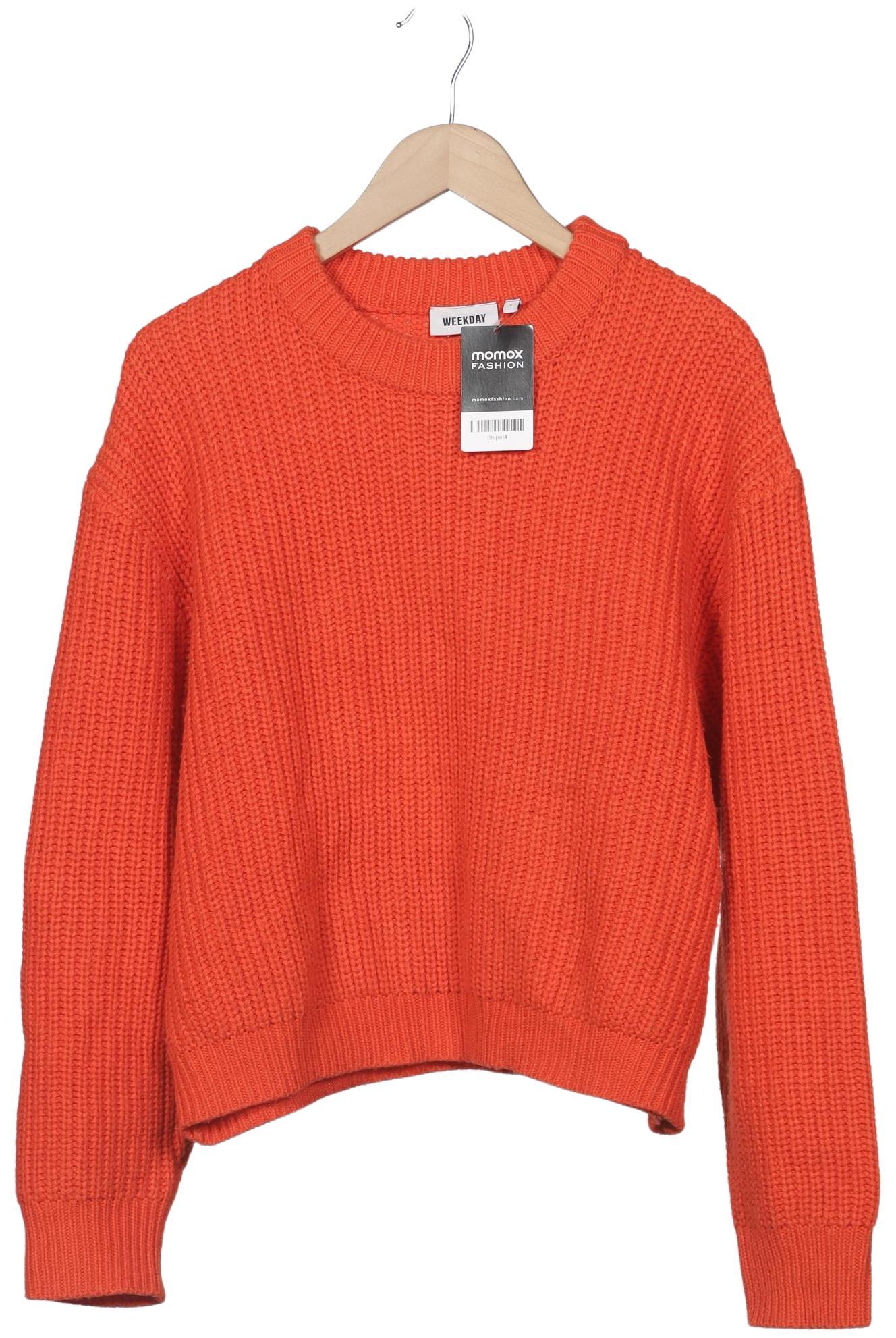 

Weekday Damen Pullover, orange, Gr. 36