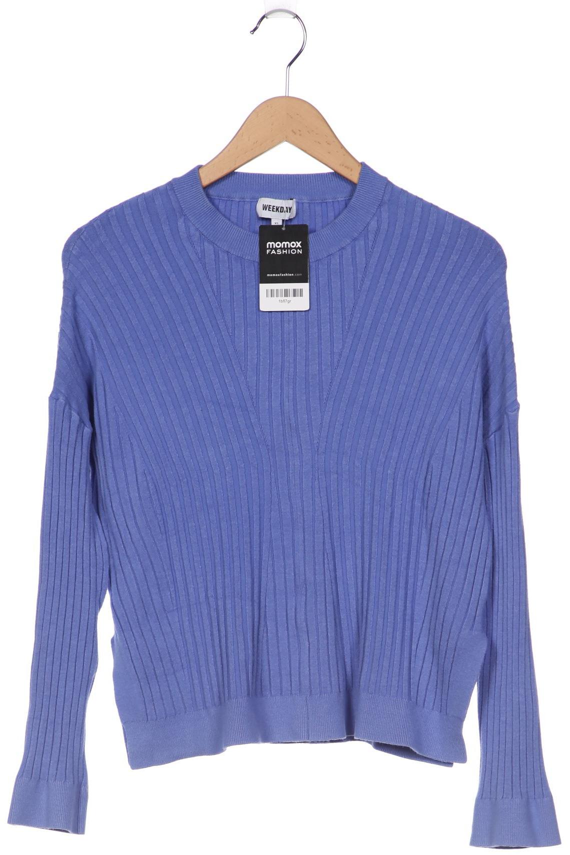 

Weekday Damen Pullover, blau, Gr. 34