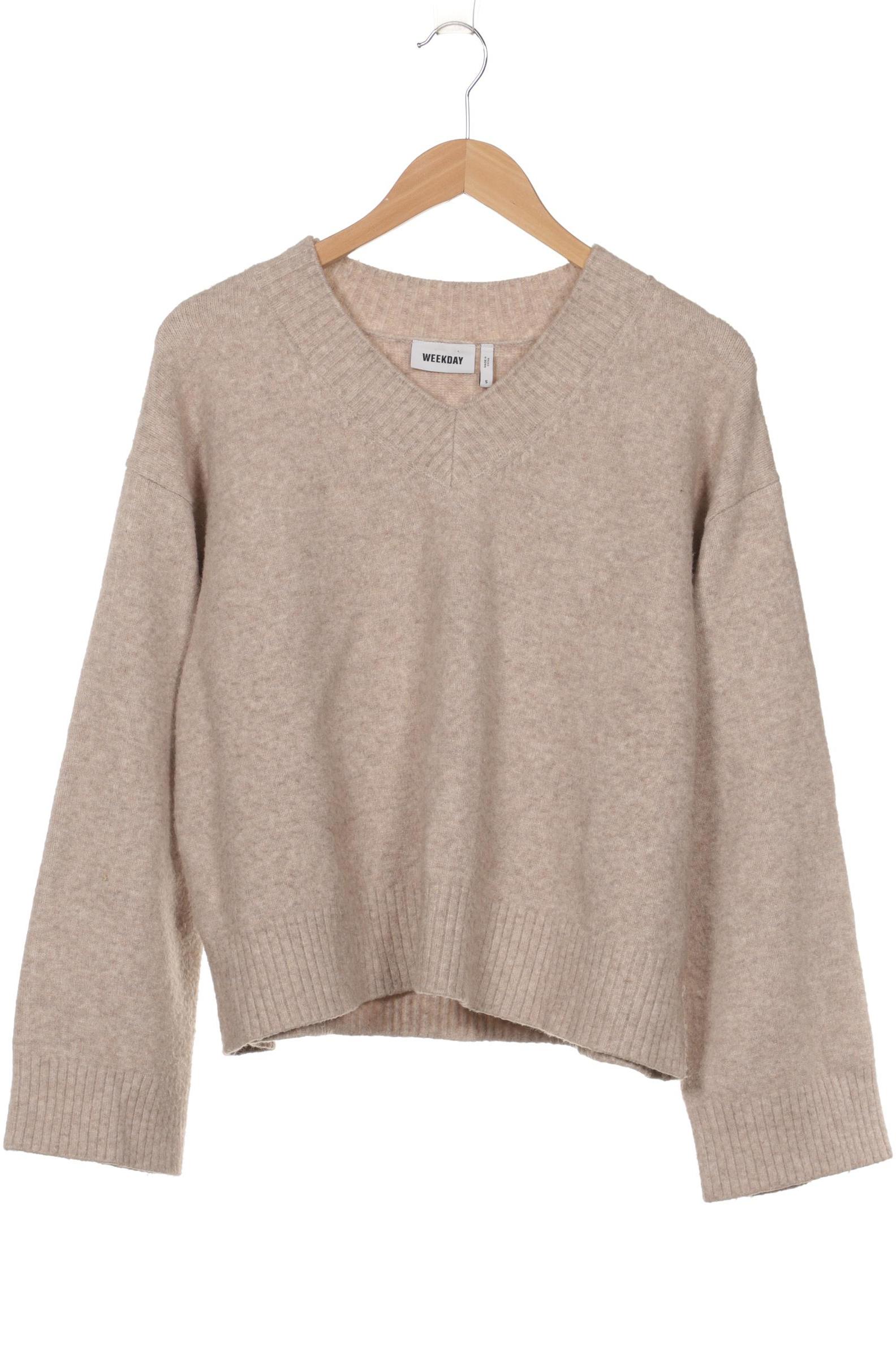 

Weekday Damen Pullover, beige, Gr. 36