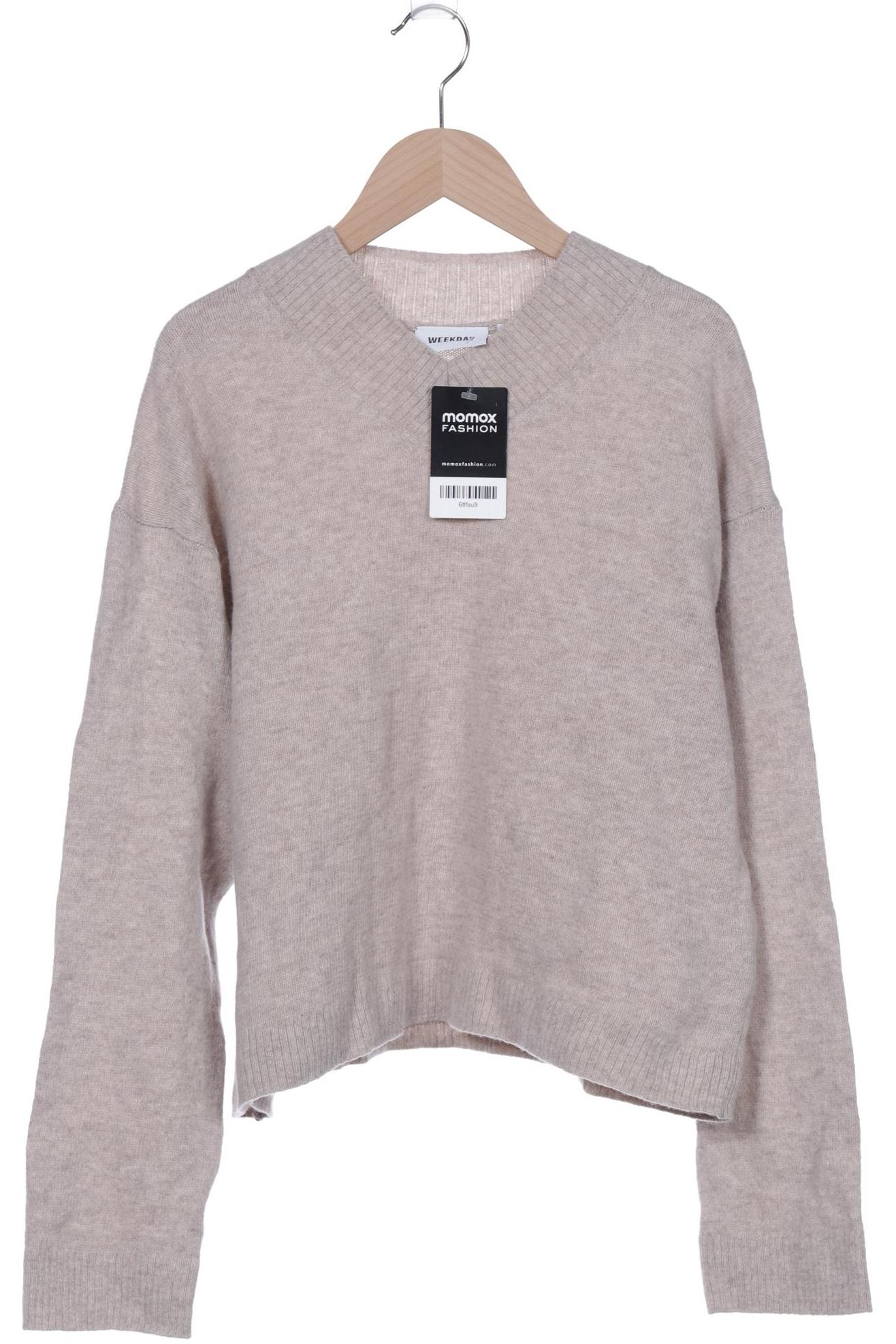 

Weekday Damen Pullover, beige, Gr. 38