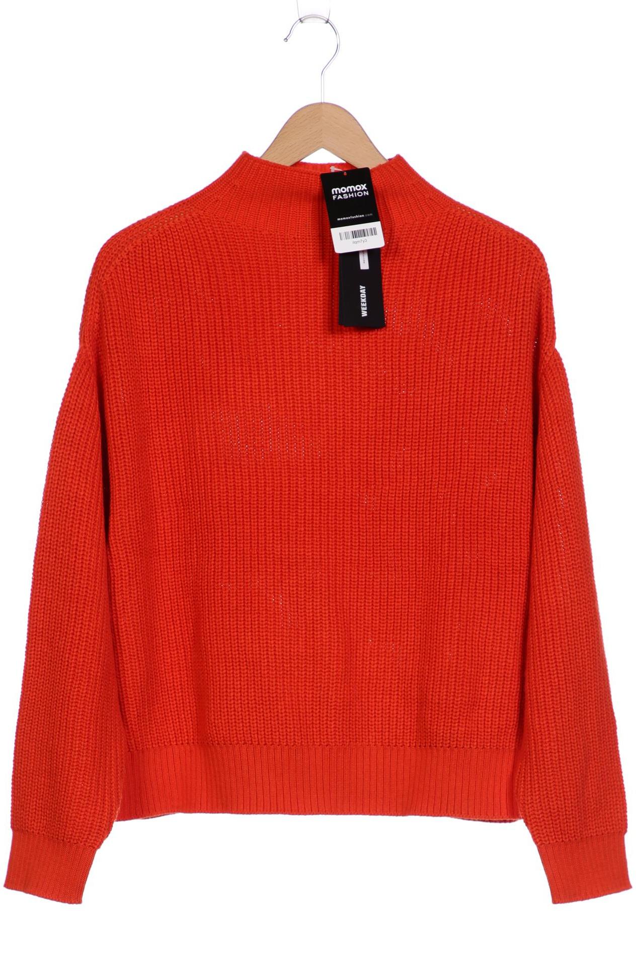 

Weekday Damen Pullover, orange, Gr. 36