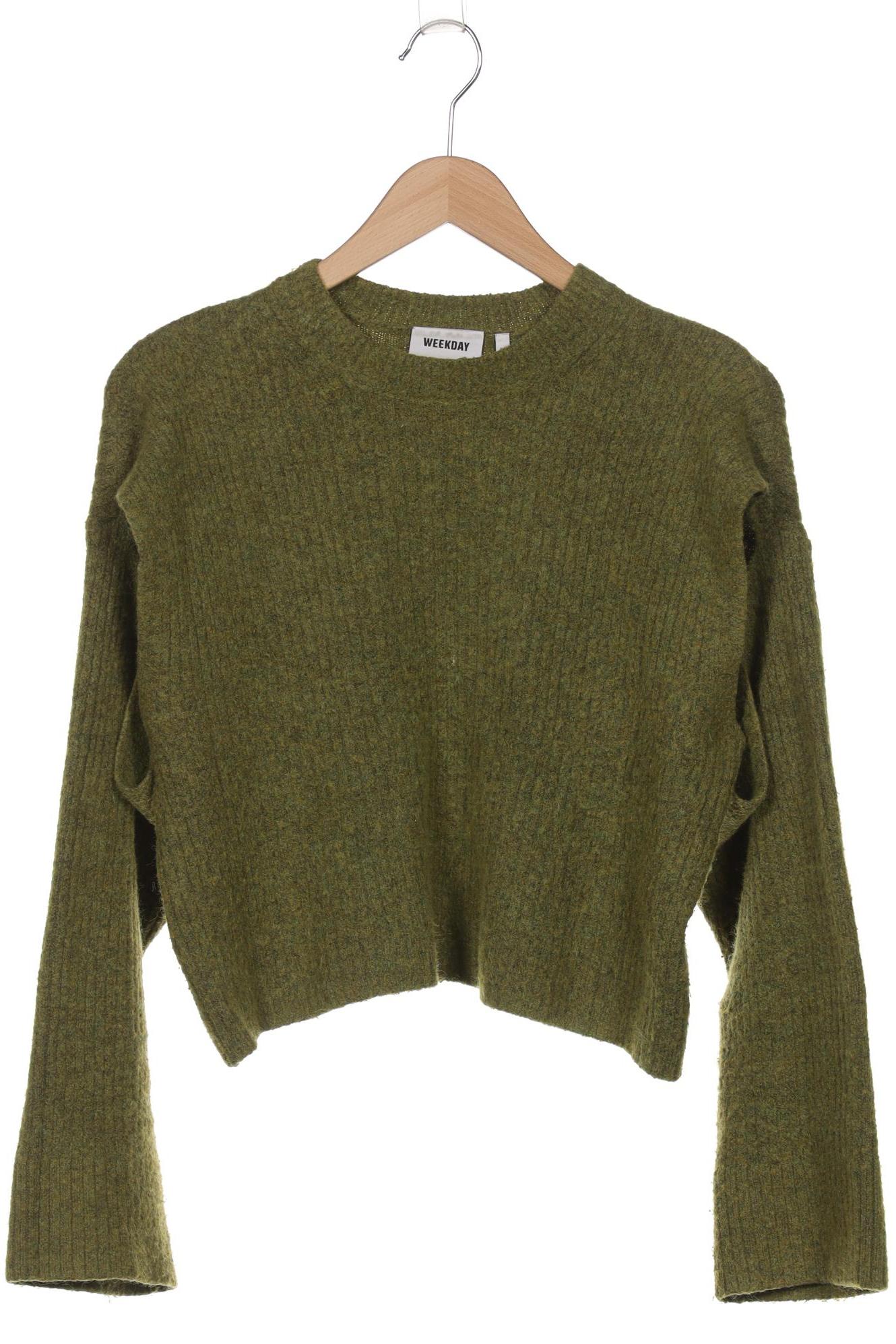 

Weekday Damen Pullover, grün, Gr. 34