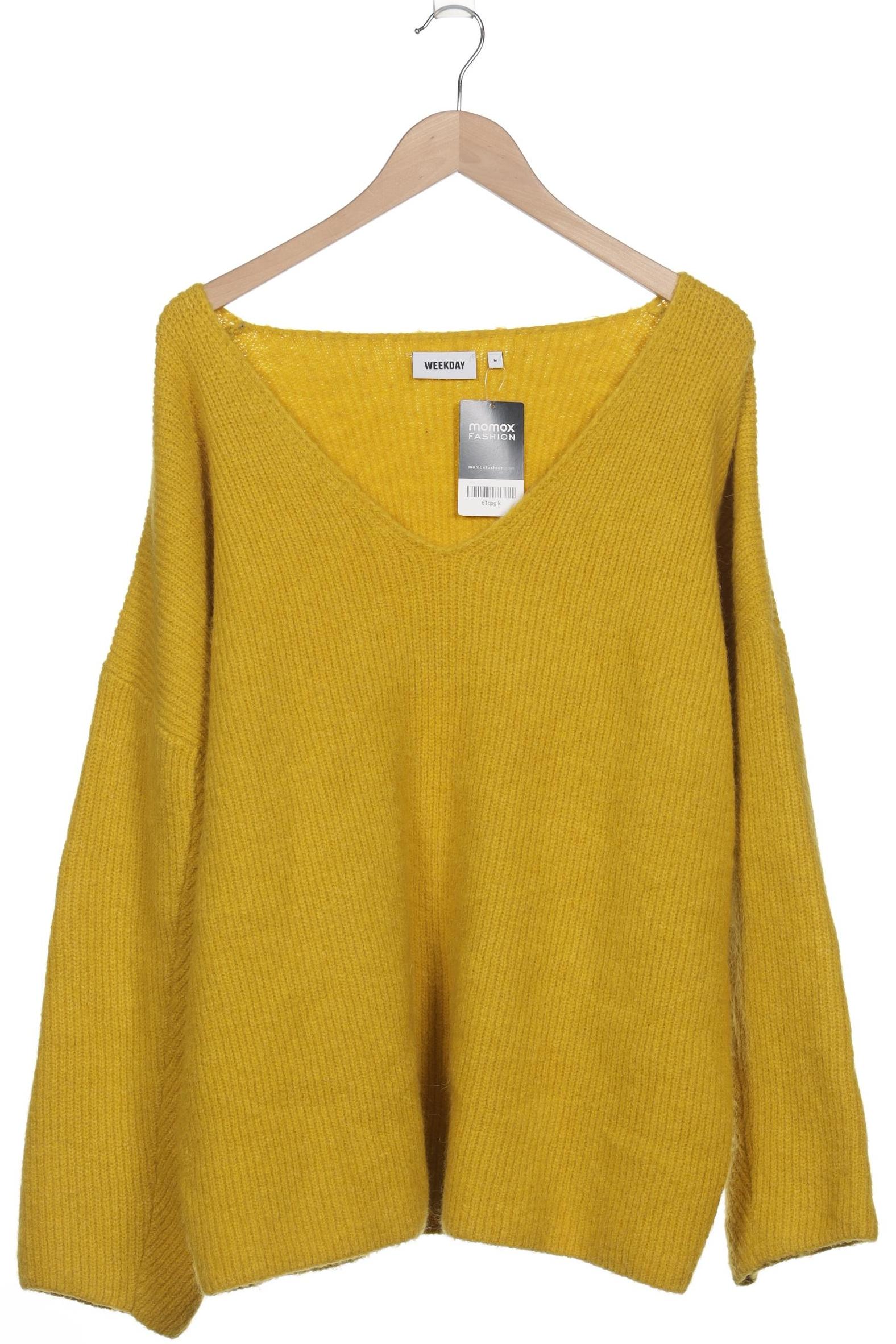 

Weekday Damen Pullover, gelb, Gr. 38