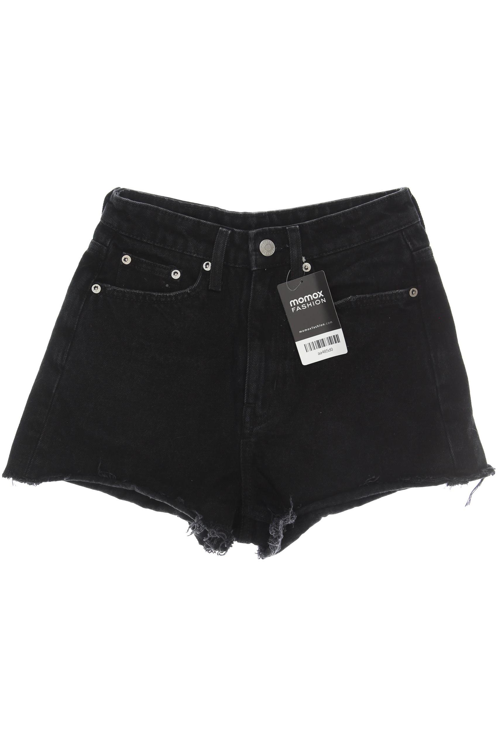 

Weekday Damen Shorts, schwarz, Gr. 34