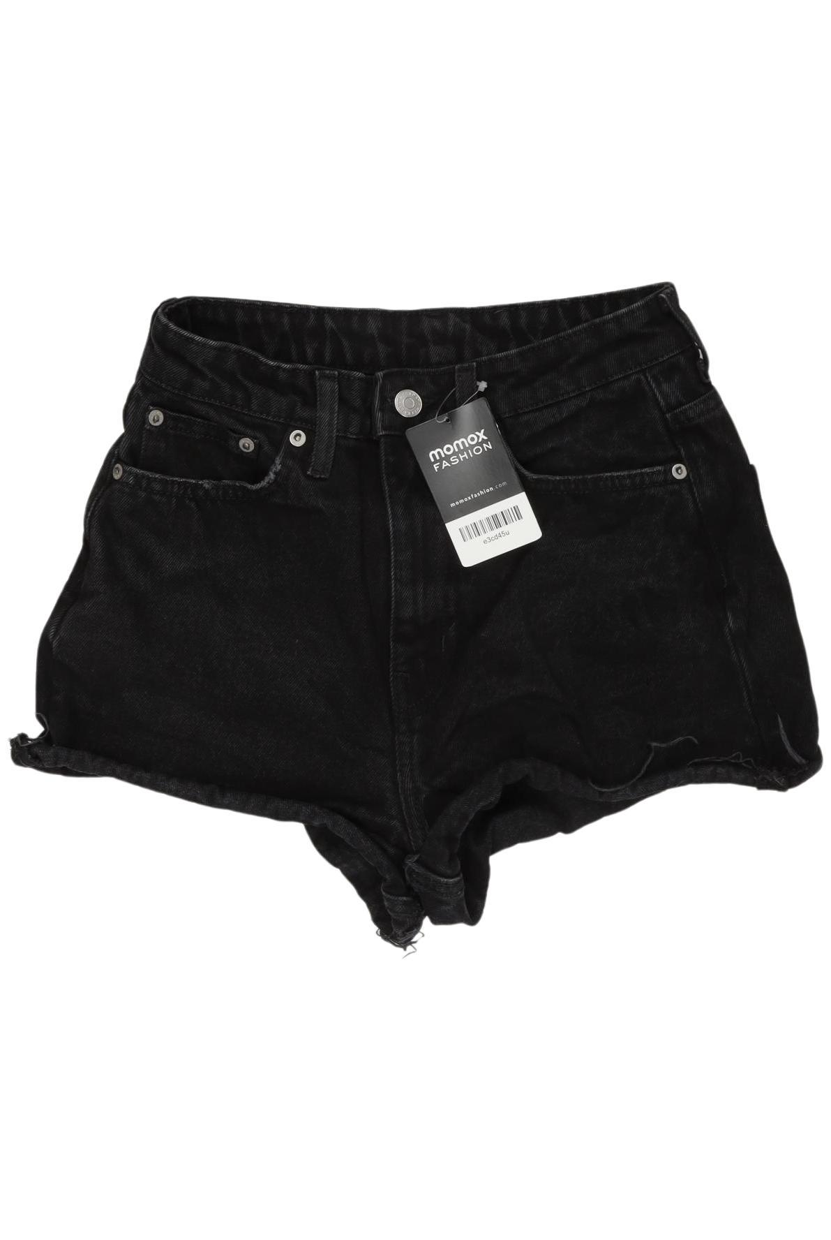 

Weekday Damen Shorts, schwarz, Gr. 26