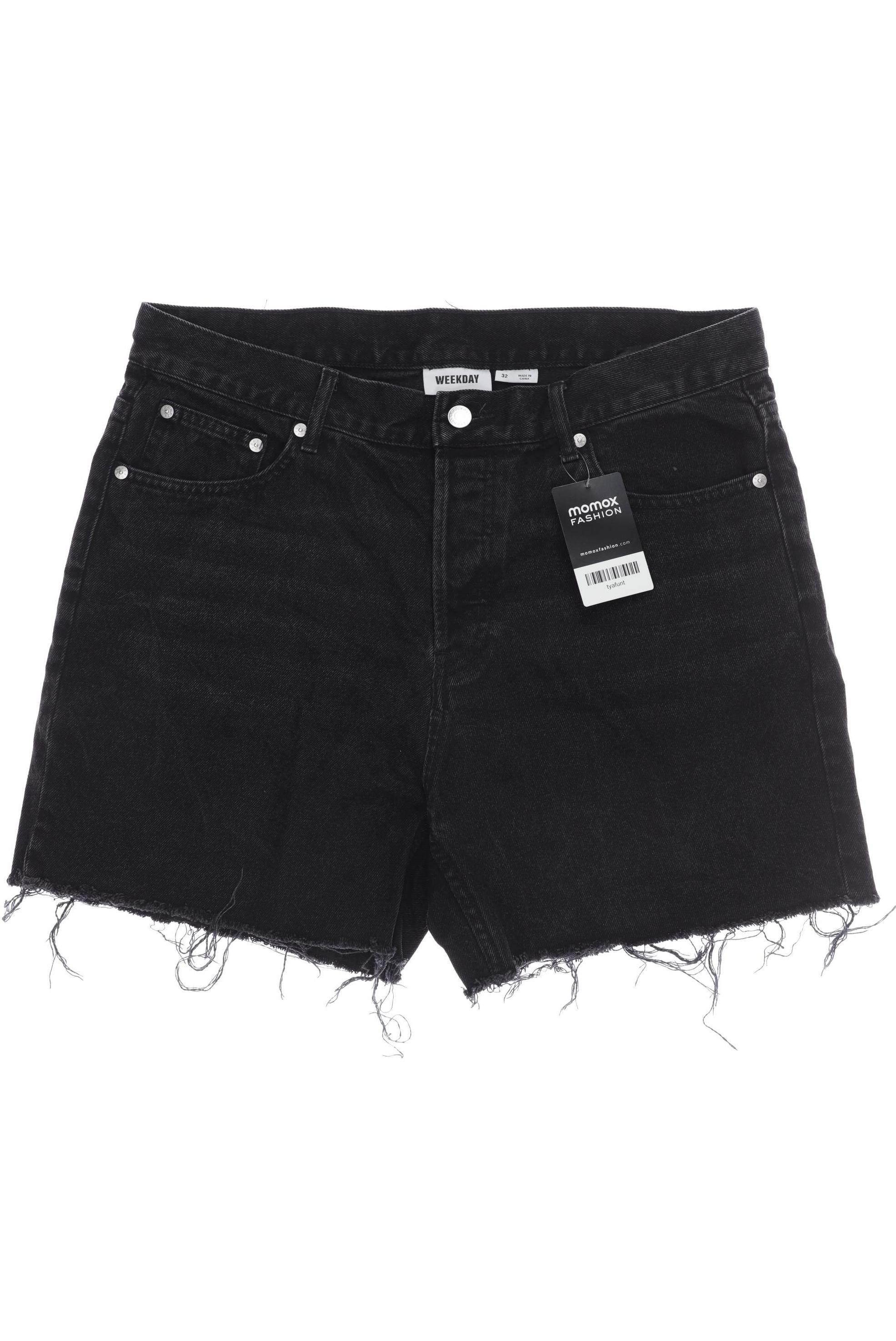 

Weekday Damen Shorts, schwarz, Gr. 32