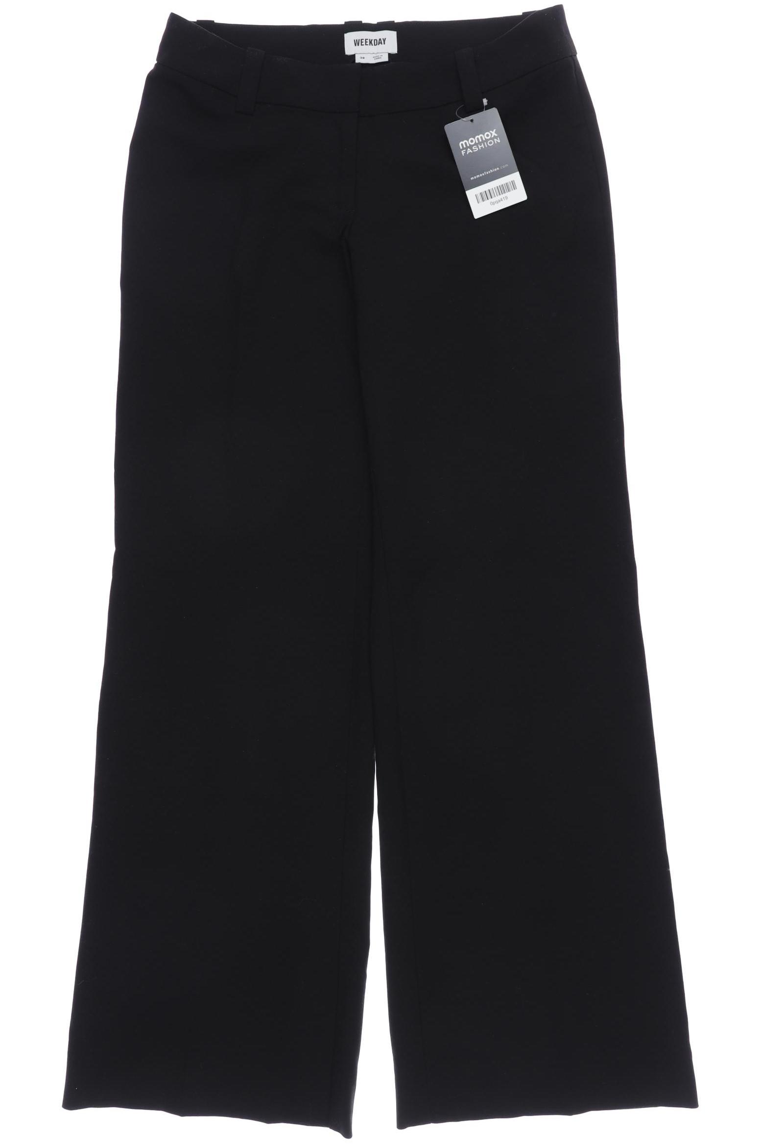 

Weekday Damen Stoffhose, schwarz, Gr. 38