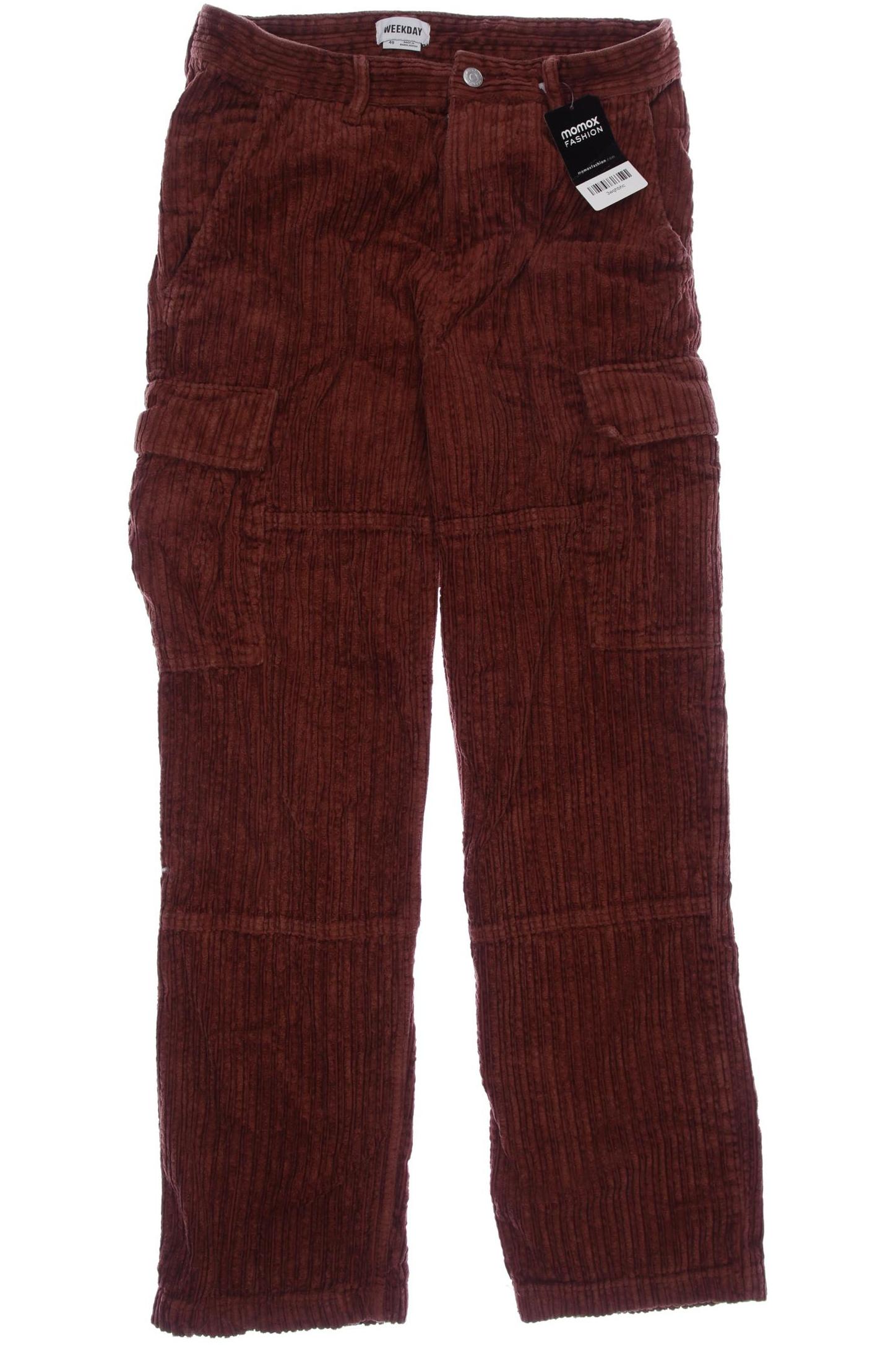 

Weekday Damen Stoffhose, rot, Gr. 48