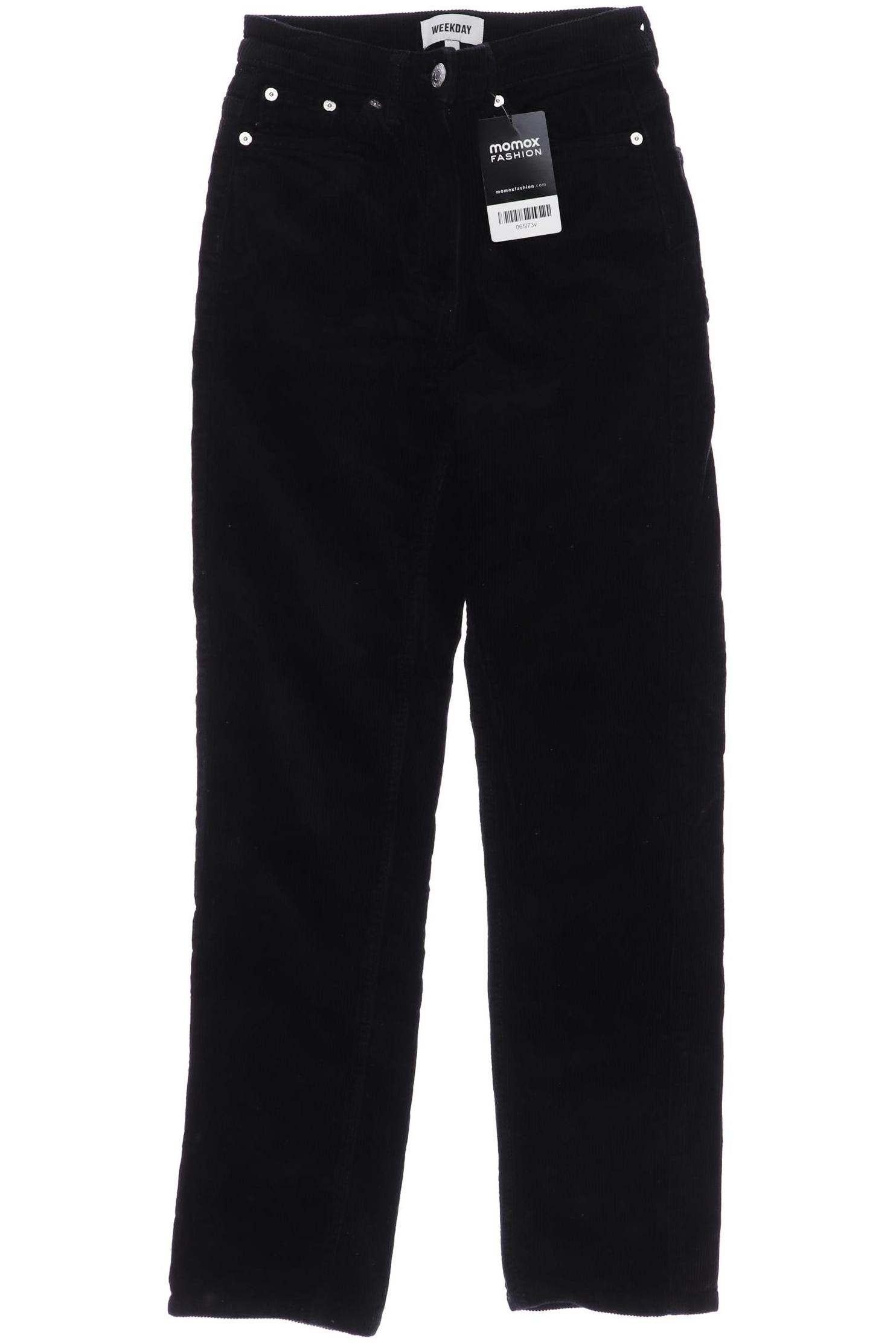 

Weekday Damen Stoffhose, schwarz