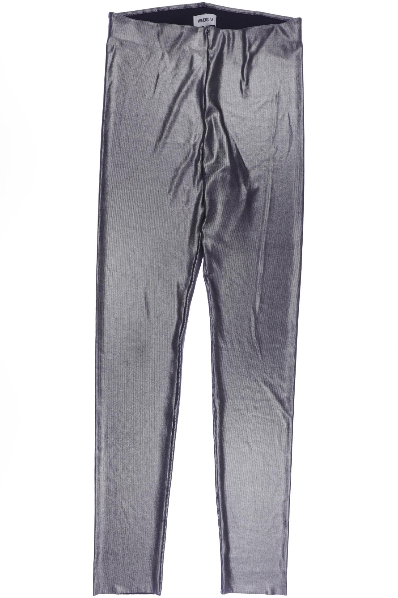 

Weekday Damen Stoffhose, silber, Gr. 0