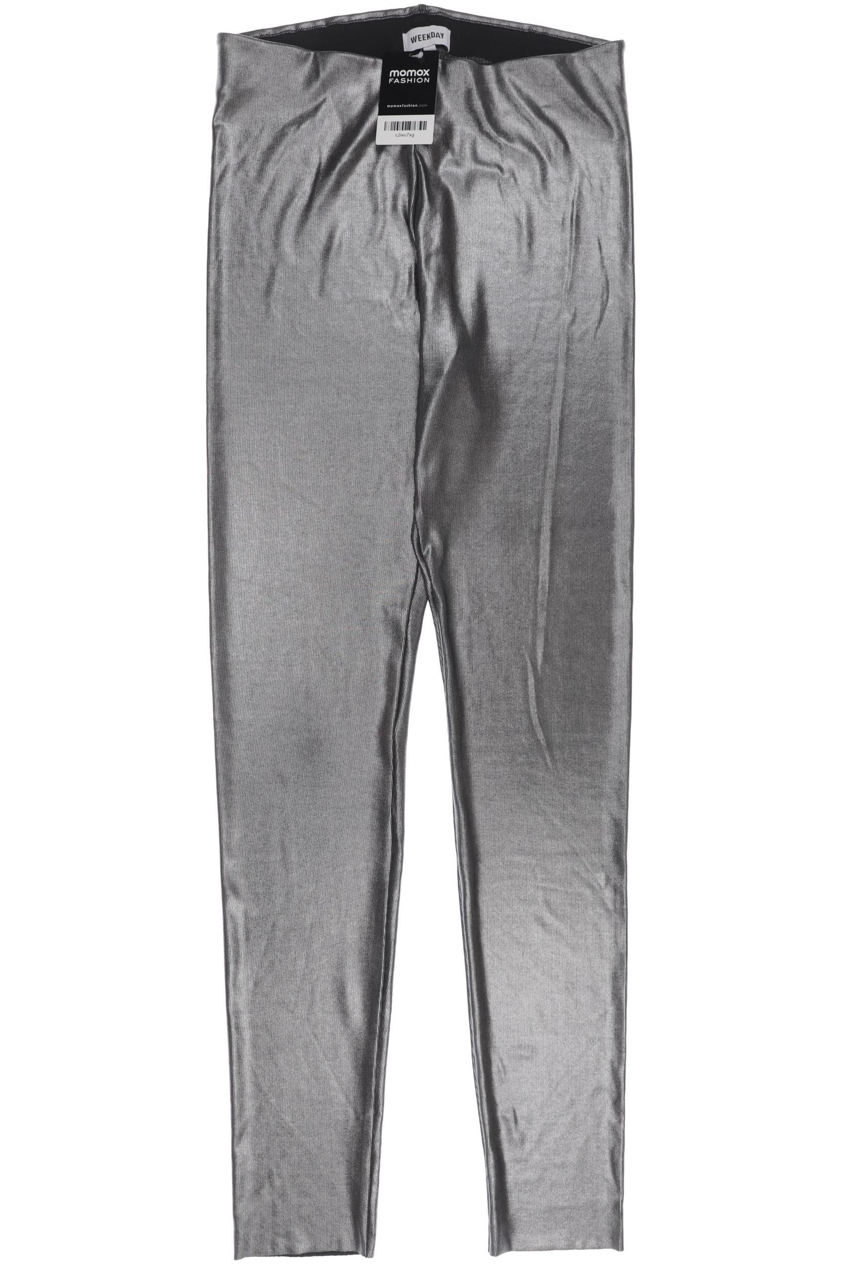 

Weekday Damen Stoffhose, silber, Gr. 0