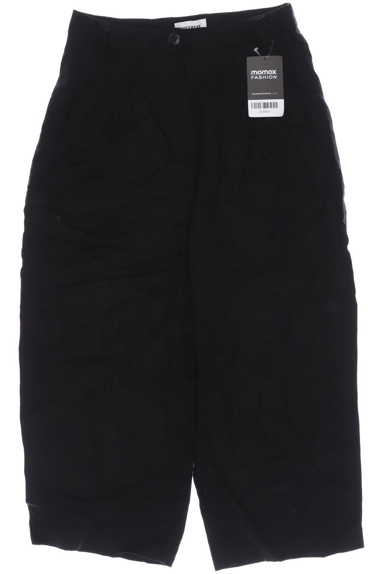 

Weekday Damen Stoffhose, schwarz