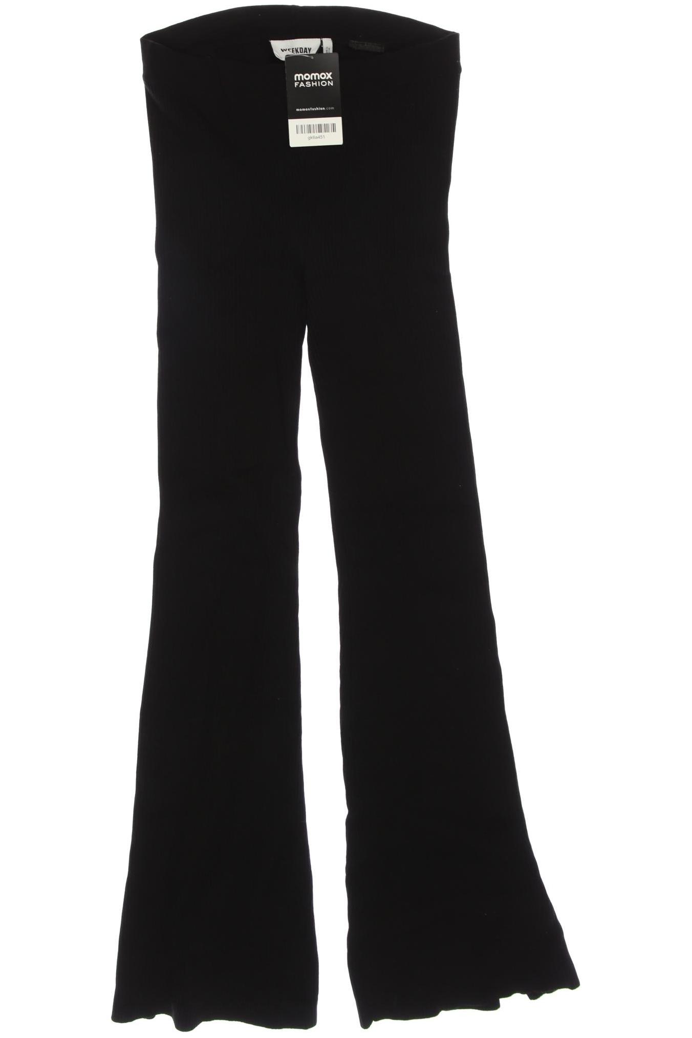 

Weekday Damen Stoffhose, schwarz