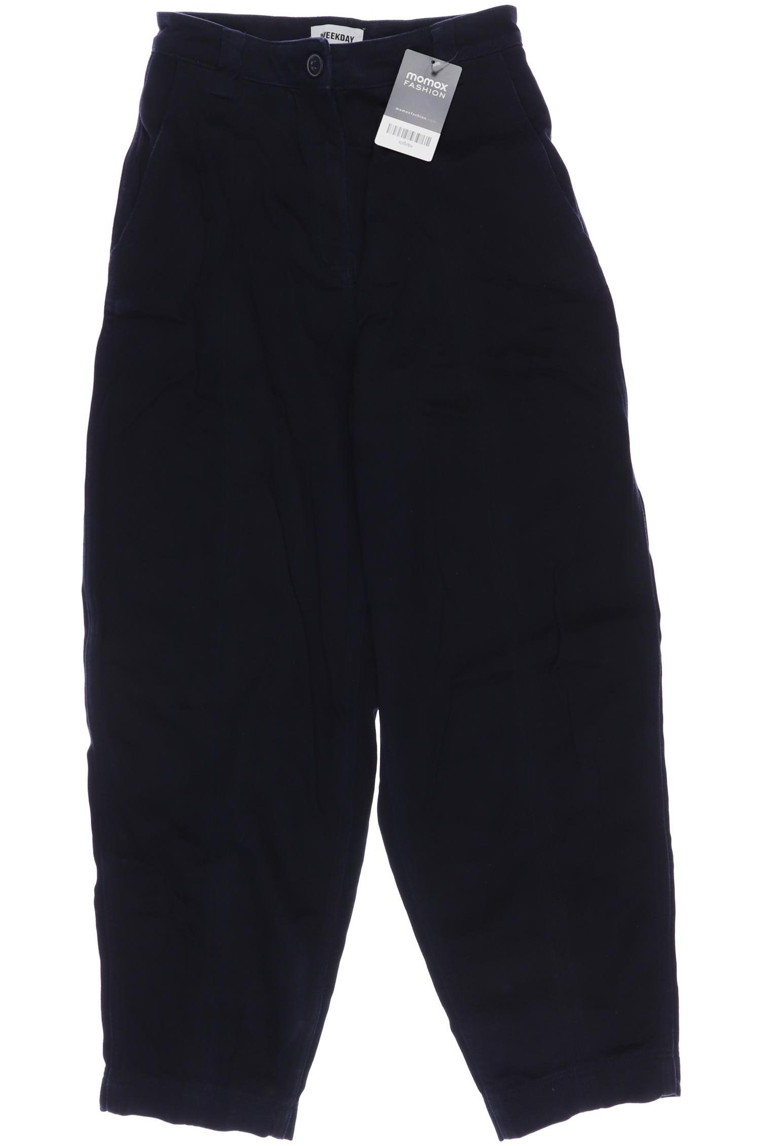 

Weekday Damen Stoffhose, marineblau