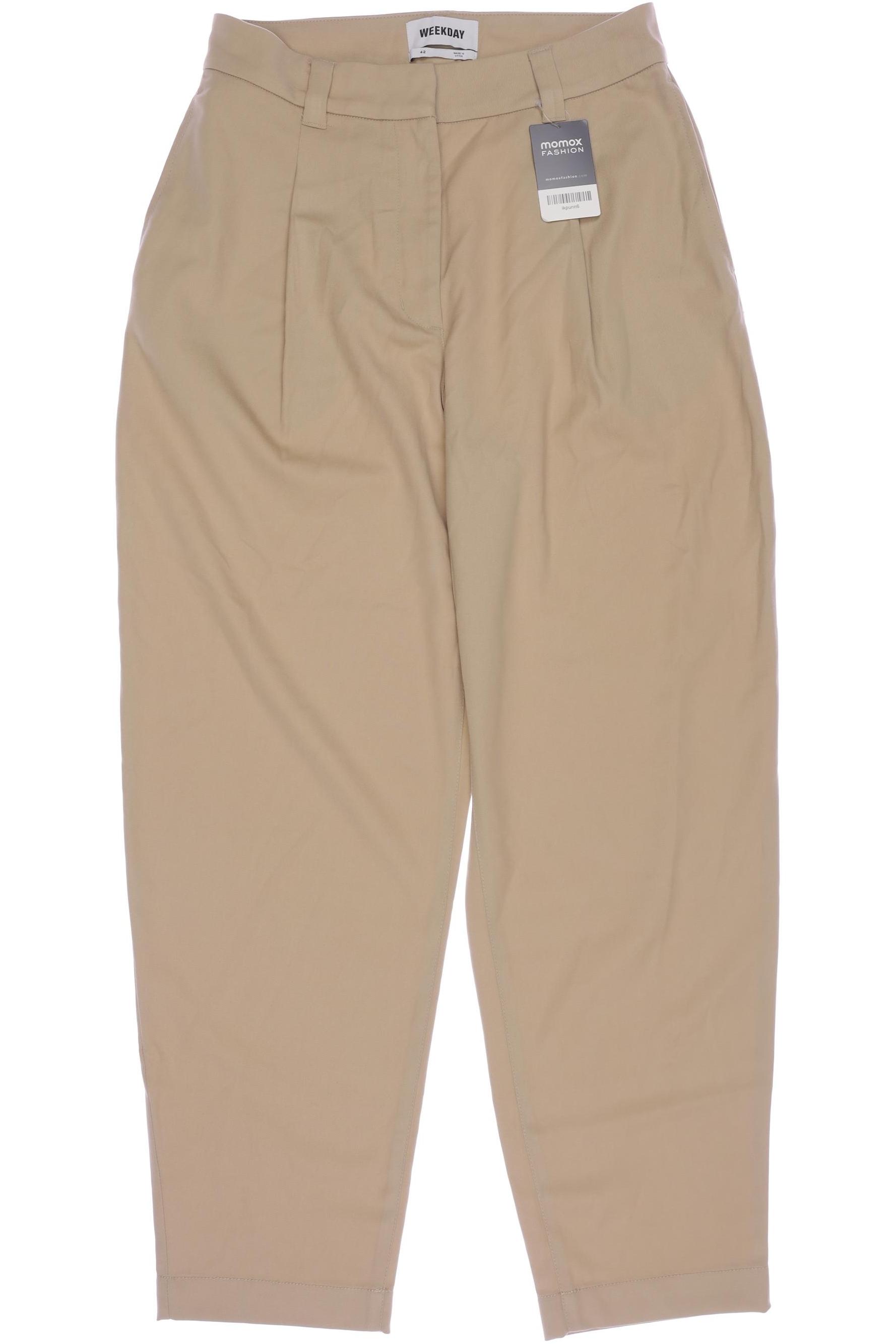

Weekday Damen Stoffhose, beige, Gr. 42