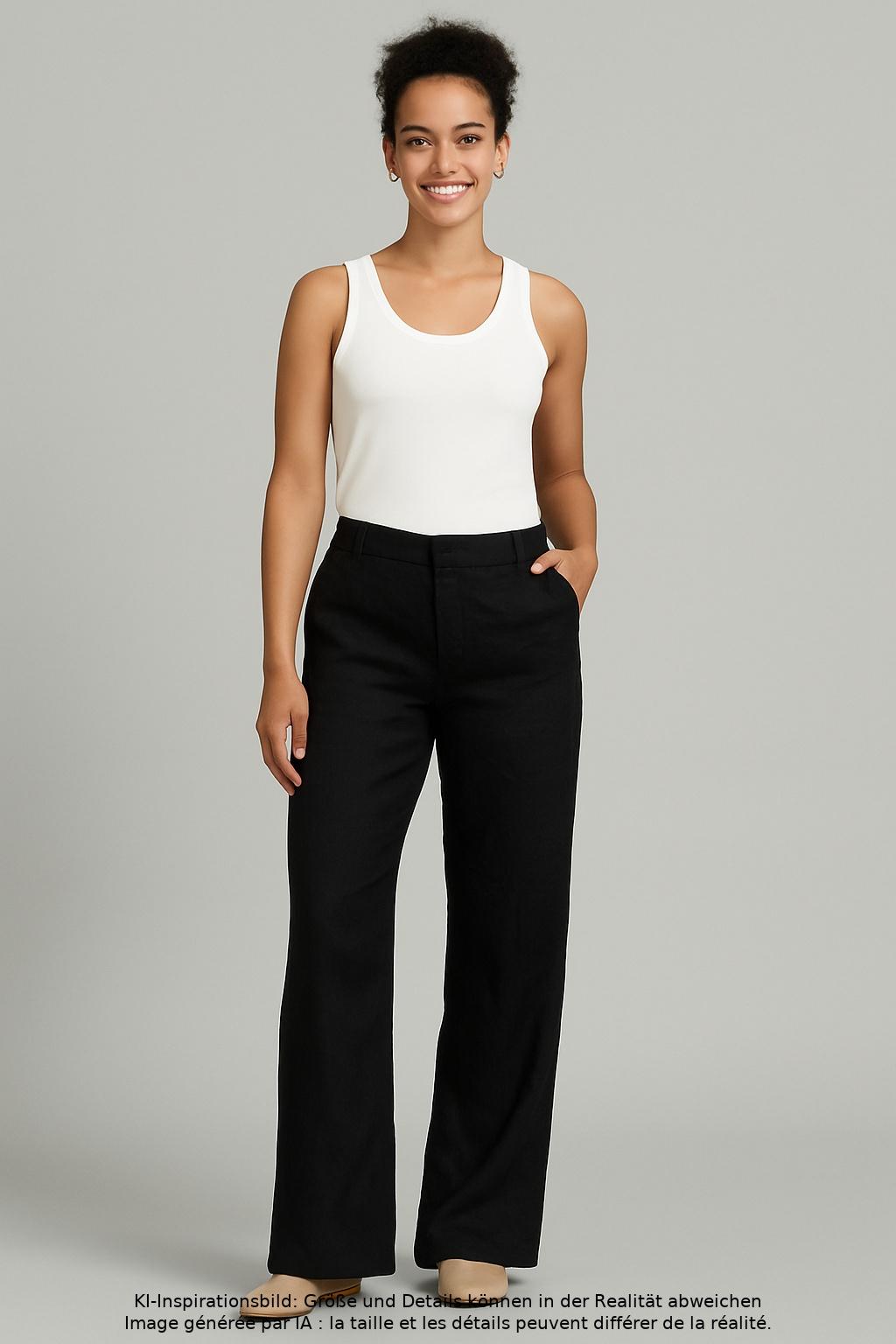 

Weekday Damen Stoffhose, schwarz, Gr. 36