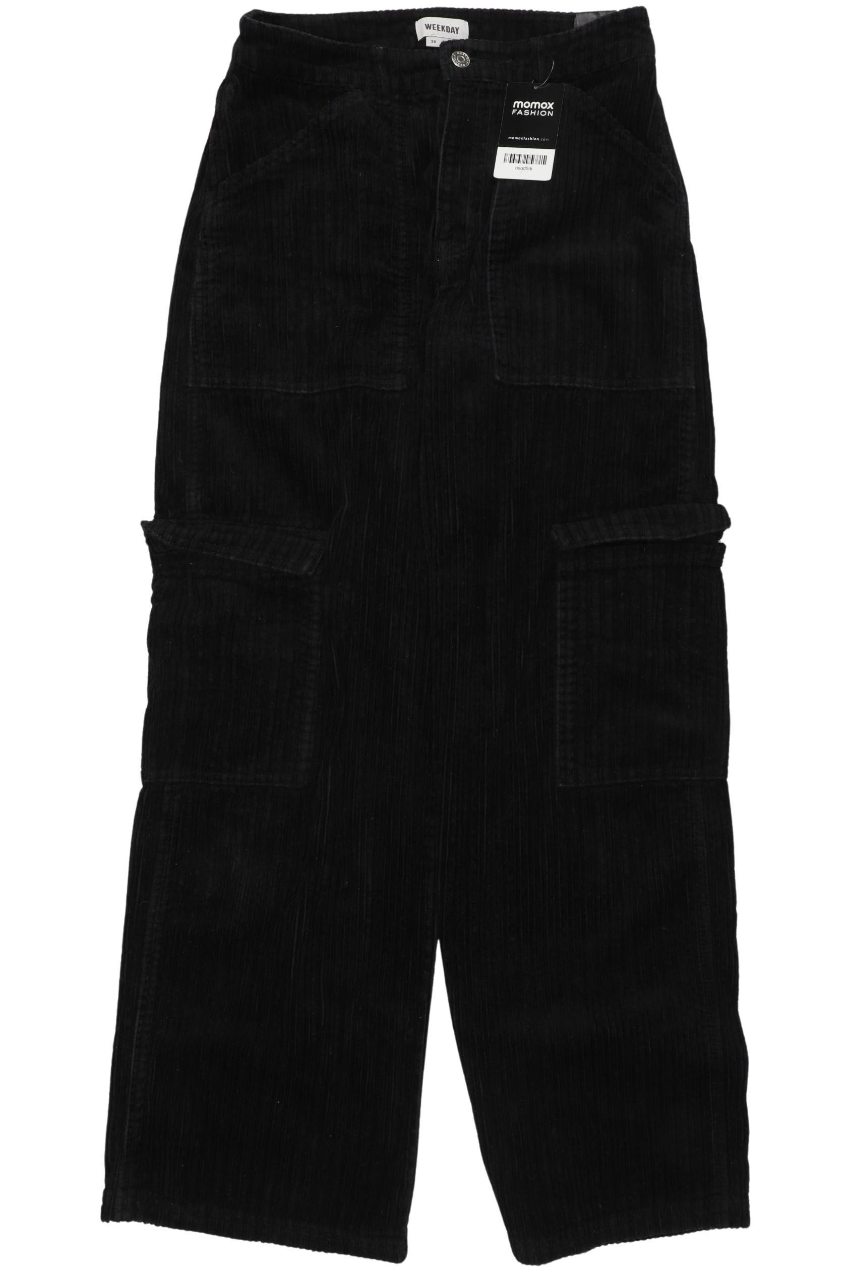 

Weekday Damen Stoffhose, schwarz, Gr. 38