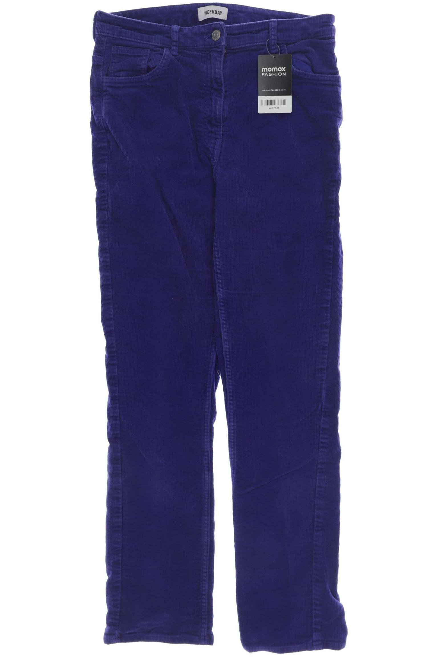 

Weekday Damen Stoffhose, blau