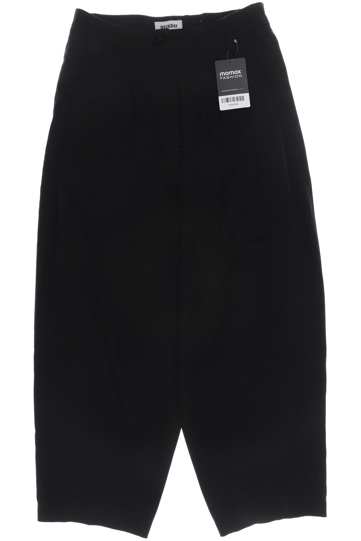 

Weekday Damen Stoffhose, schwarz