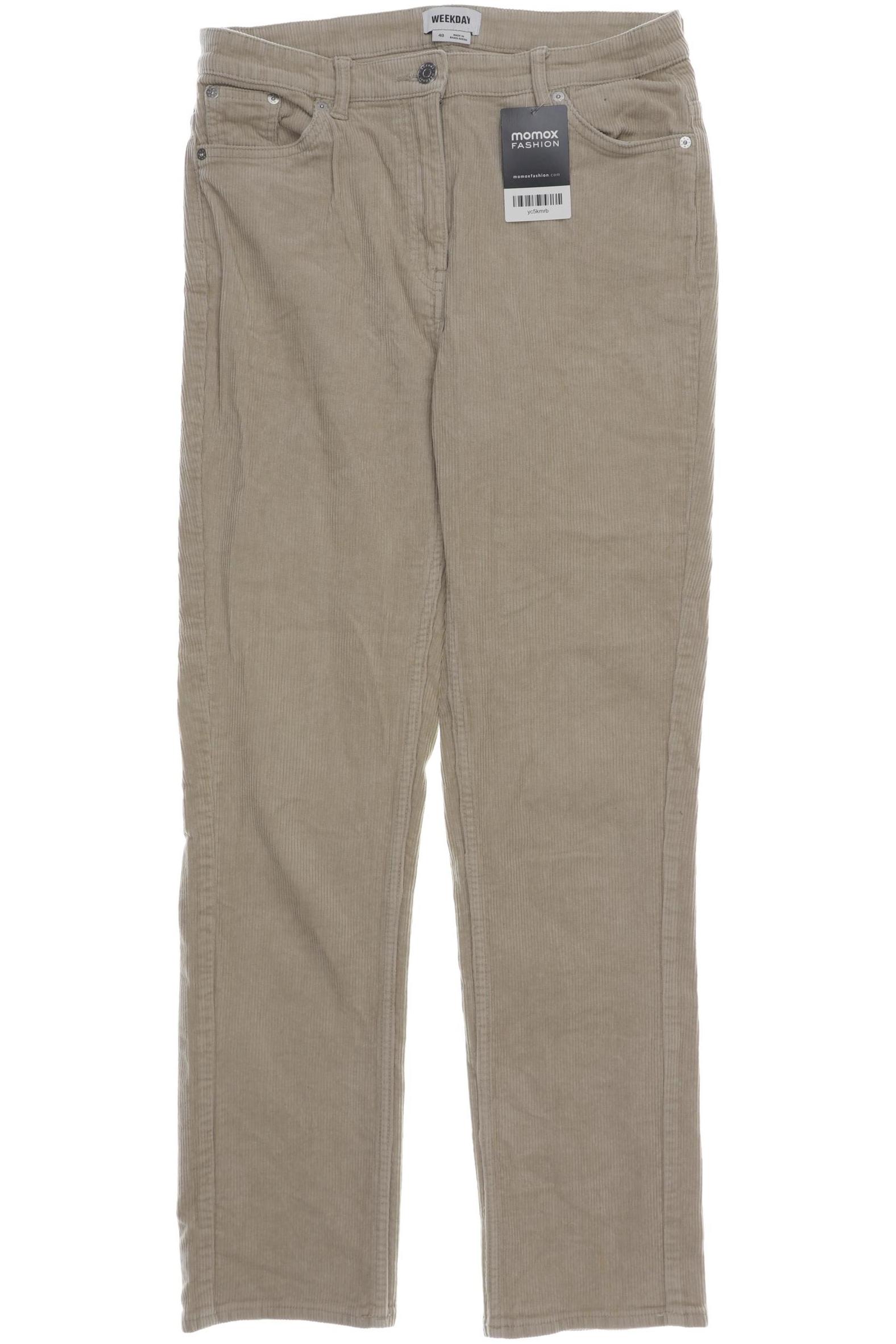 

Weekday Damen Stoffhose, beige