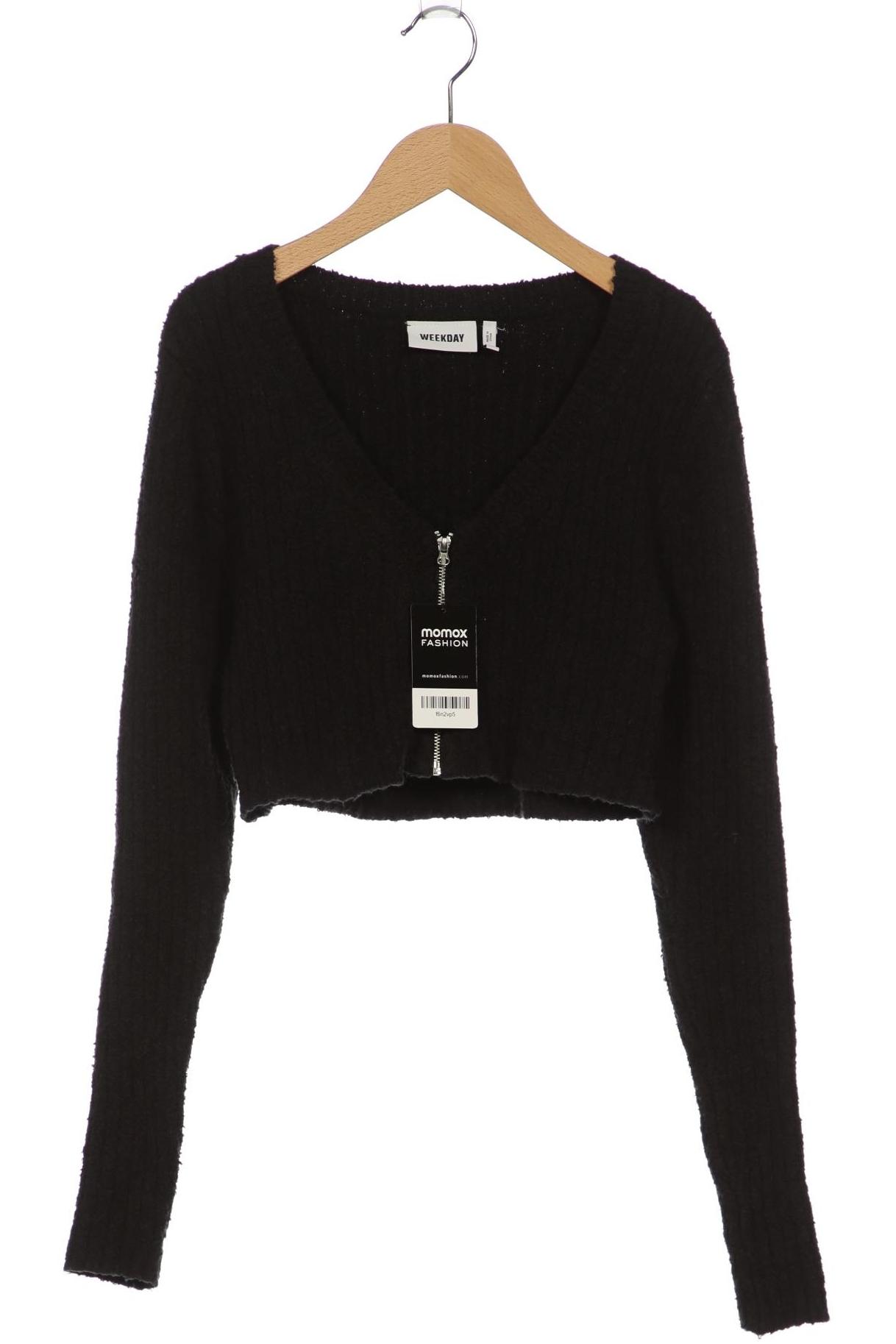 

Weekday Damen Strickjacke, schwarz, Gr. 36