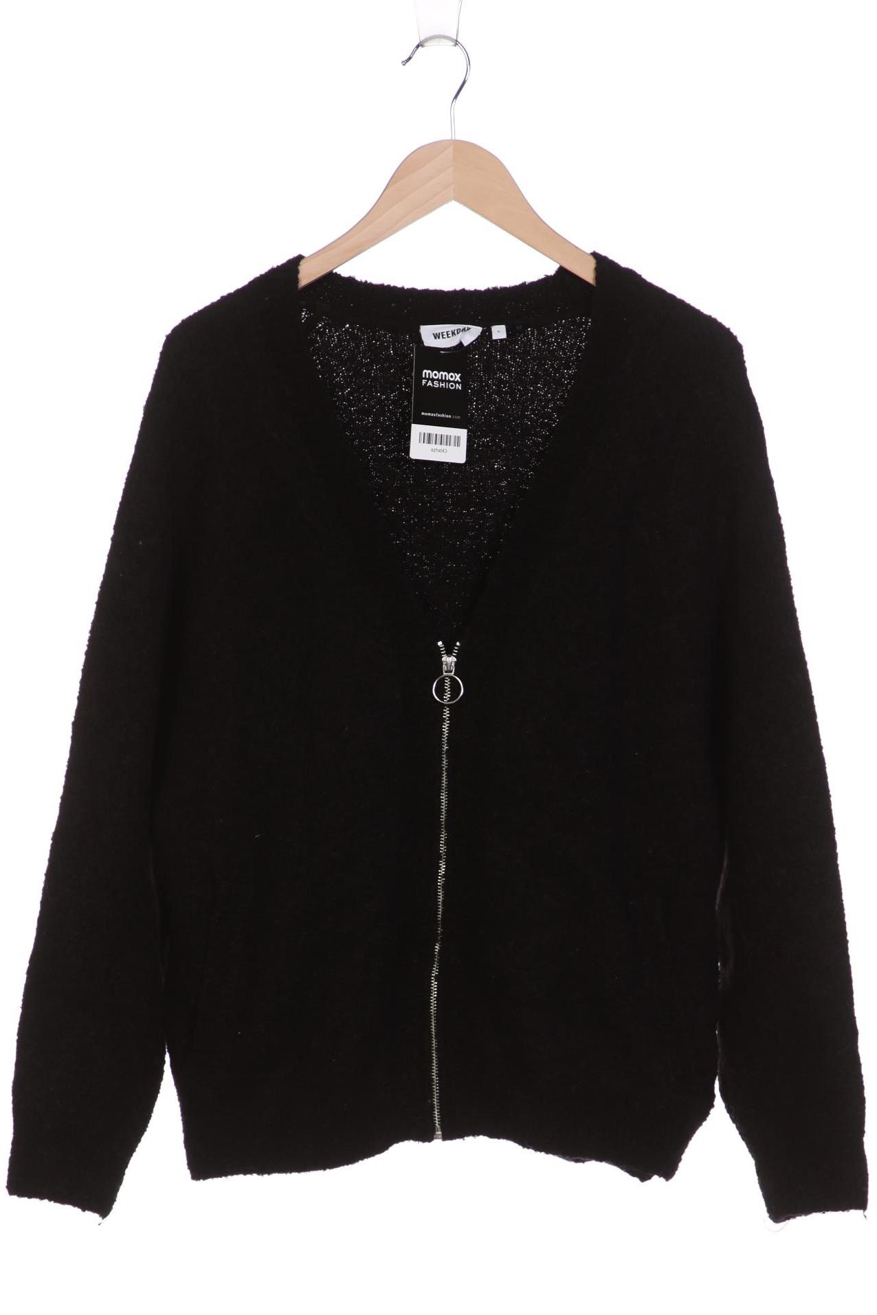 

Weekday Damen Strickjacke, schwarz, Gr. 36