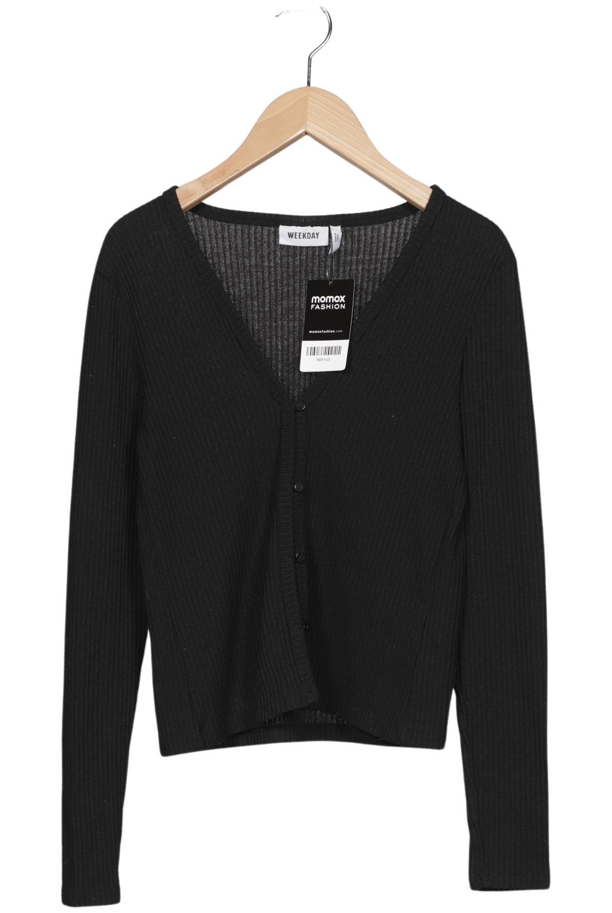 

Weekday Damen Strickjacke, schwarz, Gr. 38