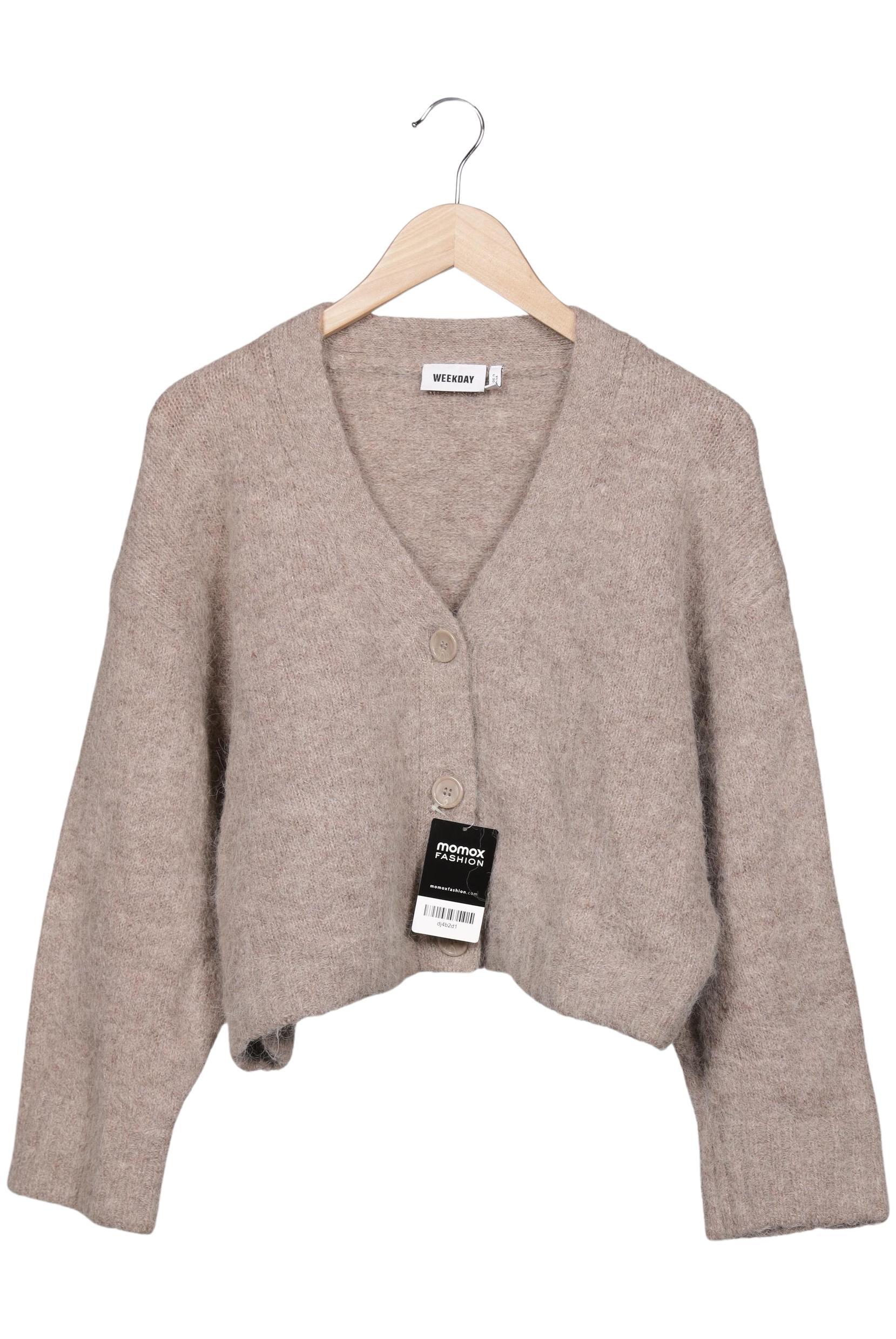 

Weekday Damen Strickjacke, braun, Gr. 38