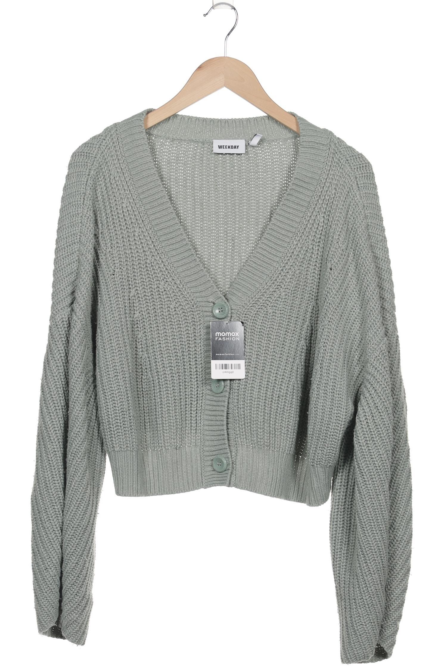 

Weekday Damen Strickjacke, türkis, Gr. 38