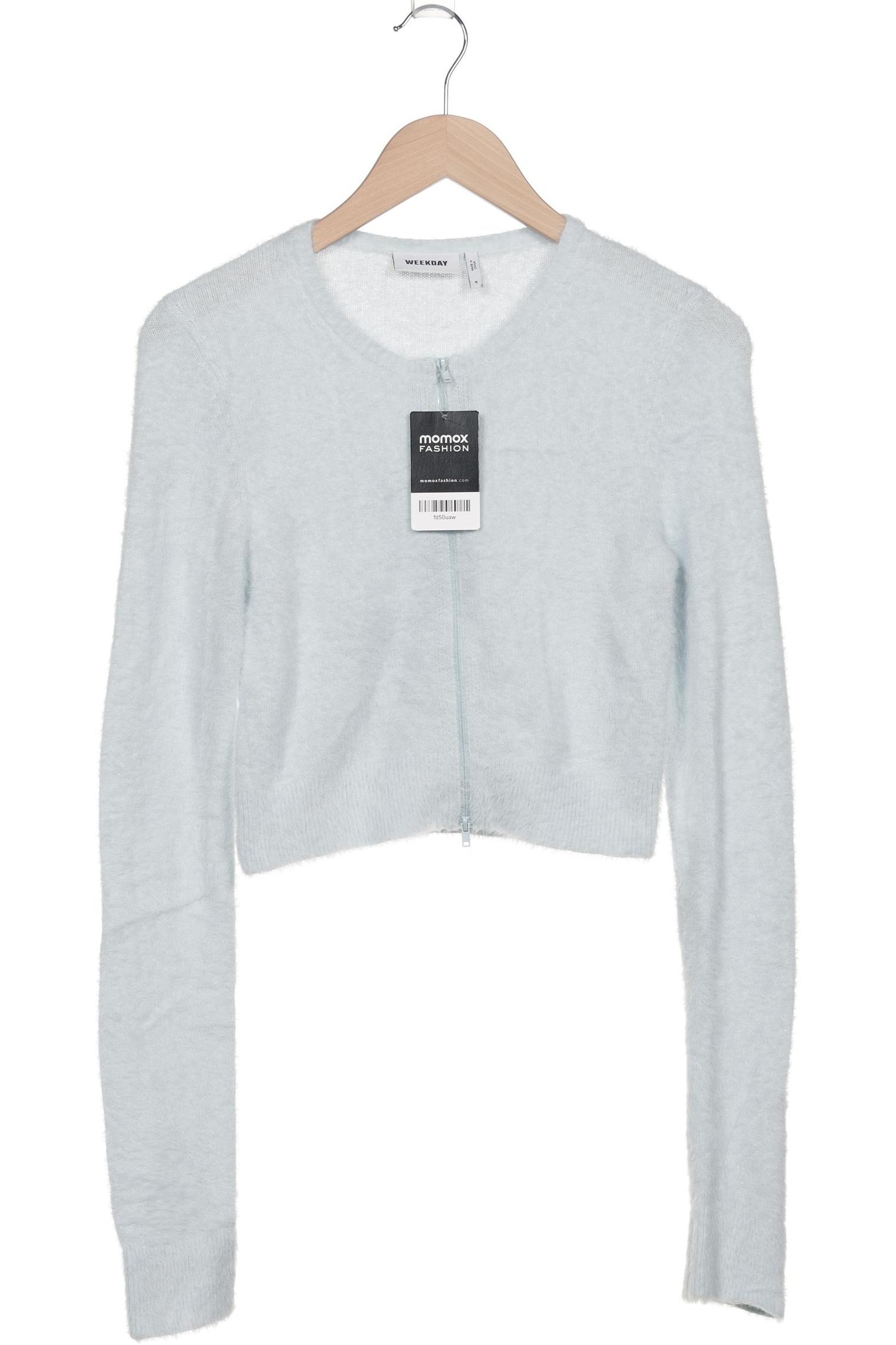 

Weekday Damen Strickjacke, hellblau, Gr. 36