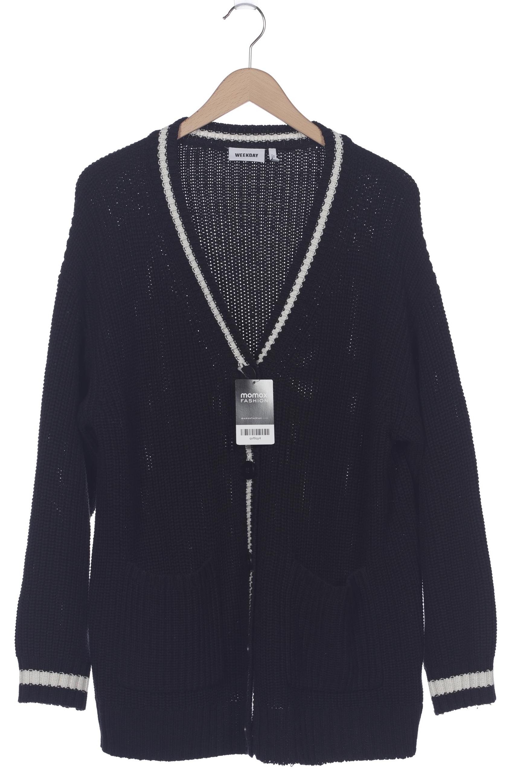 

Weekday Damen Strickjacke, schwarz, Gr. 36
