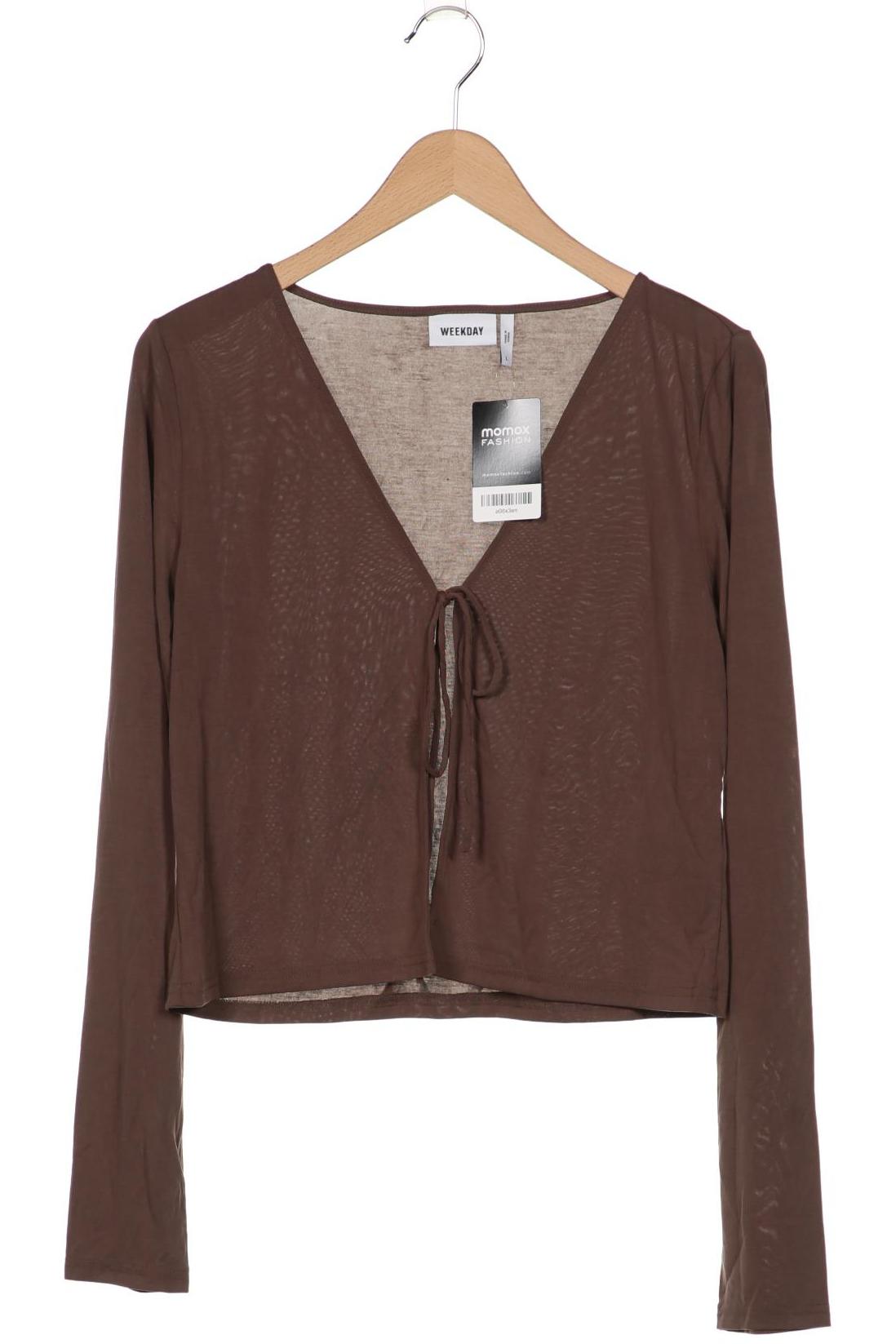 

Weekday Damen Strickjacke, braun, Gr. 42