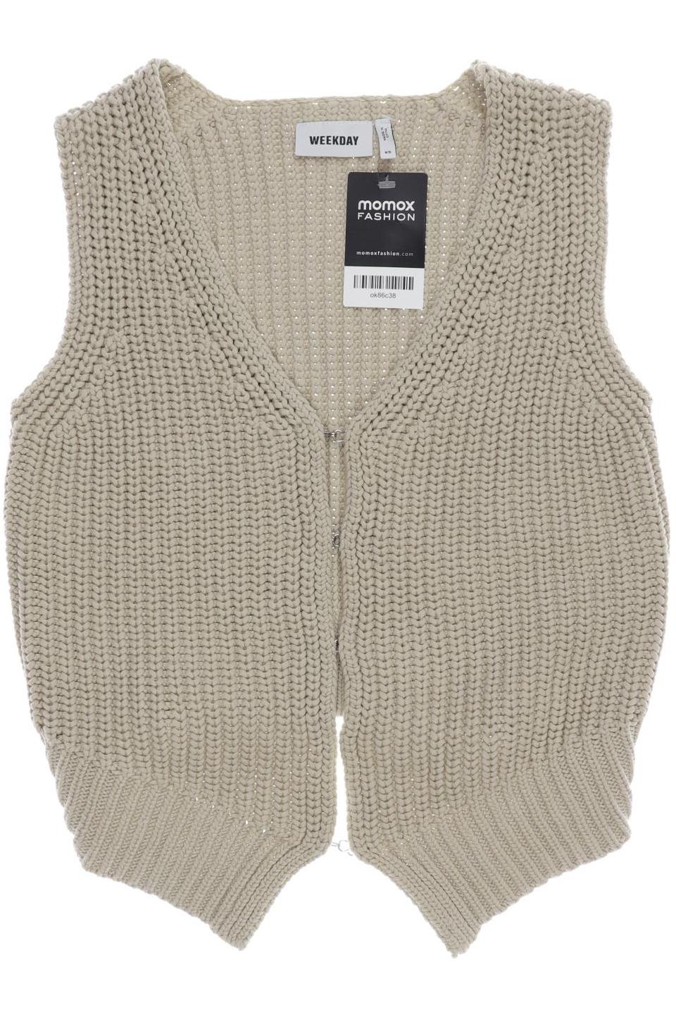 

Weekday Damen Strickjacke, beige, Gr. 34
