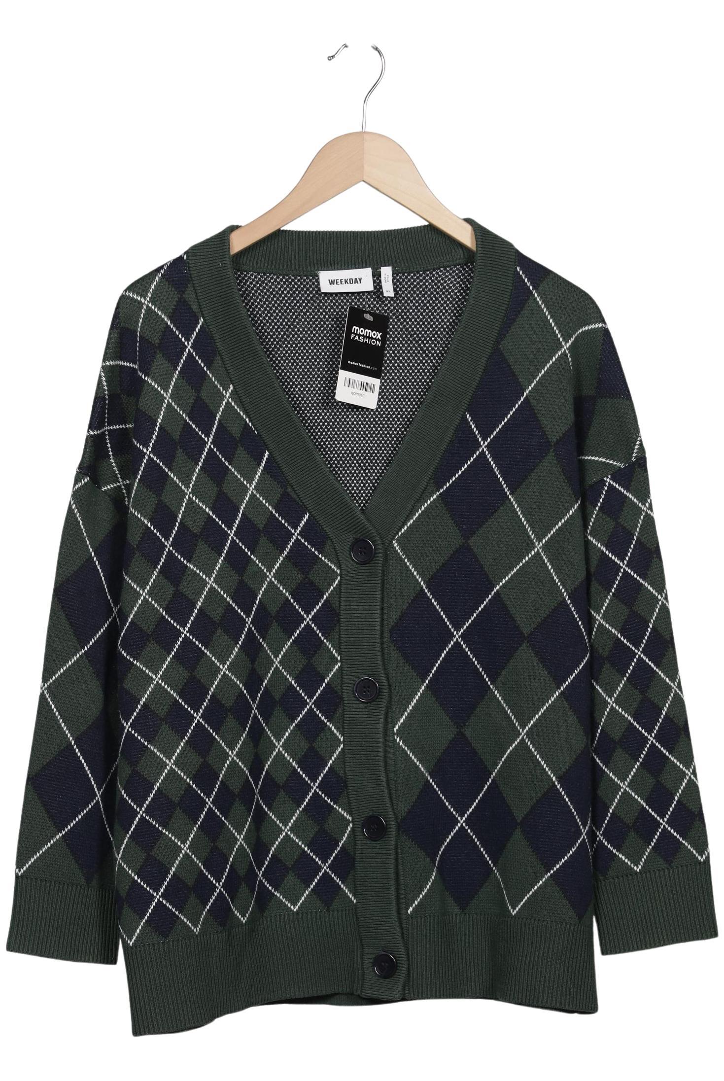 

Weekday Damen Strickjacke, grün, Gr. 34