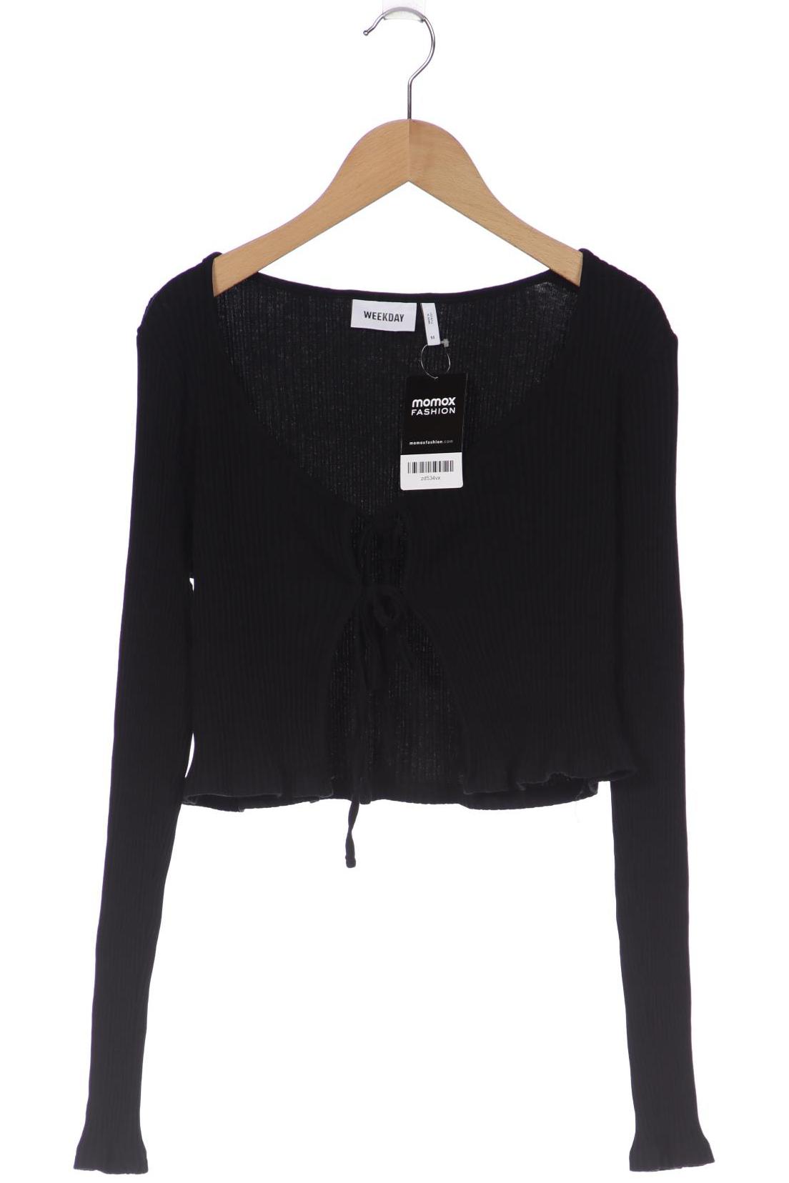 

Weekday Damen Strickjacke, schwarz, Gr. 38