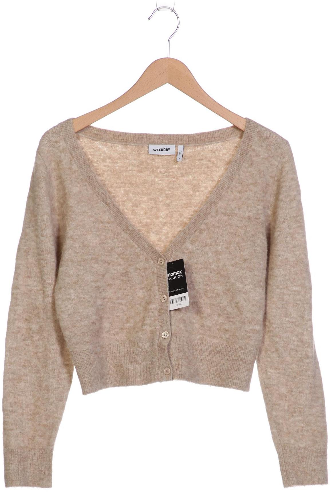 

Weekday Damen Strickjacke, beige, Gr. 36