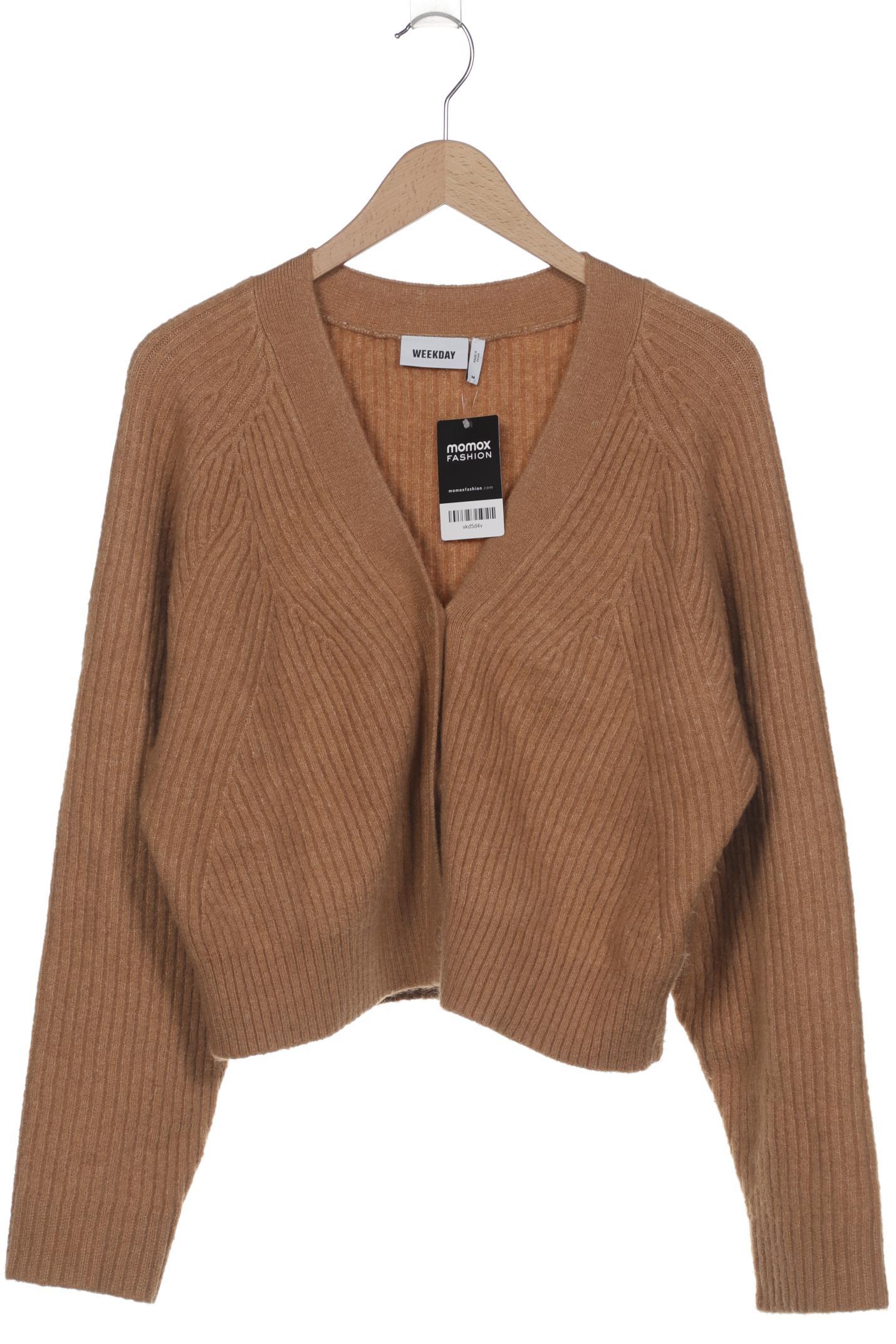 

Weekday Damen Strickjacke, braun, Gr. 38