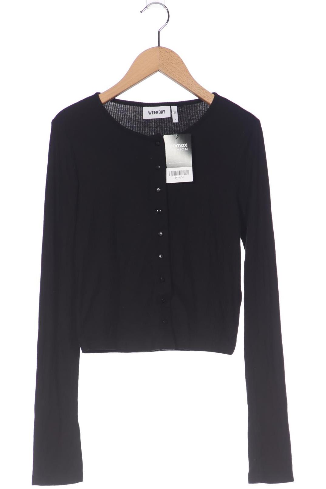 

Weekday Damen Strickjacke, schwarz, Gr. 36