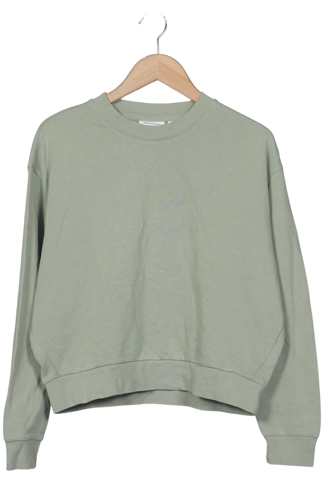 

Weekday Damen Sweatshirt, hellgrün, Gr. 34