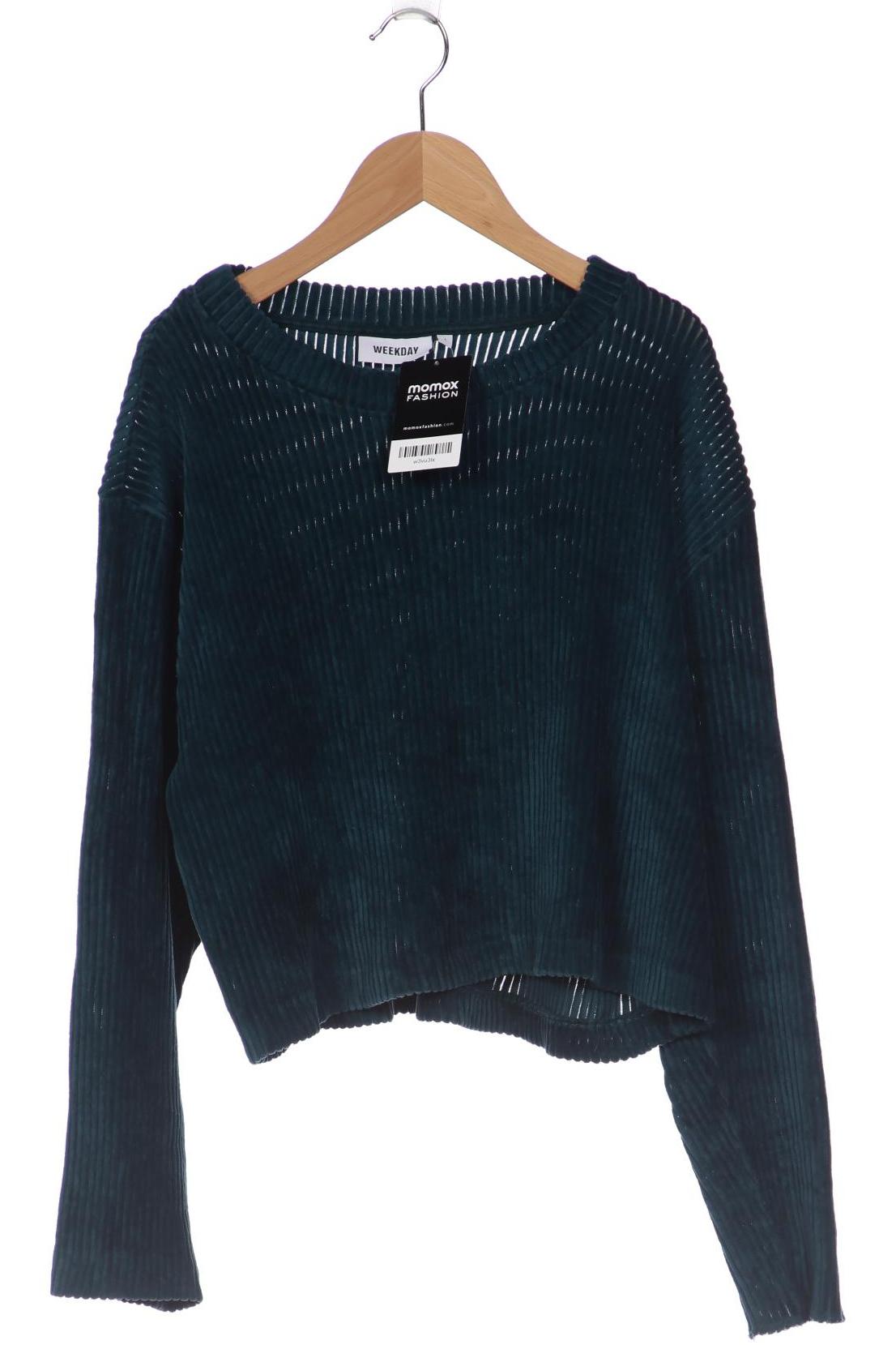 

Weekday Damen Sweatshirt, türkis, Gr. 42