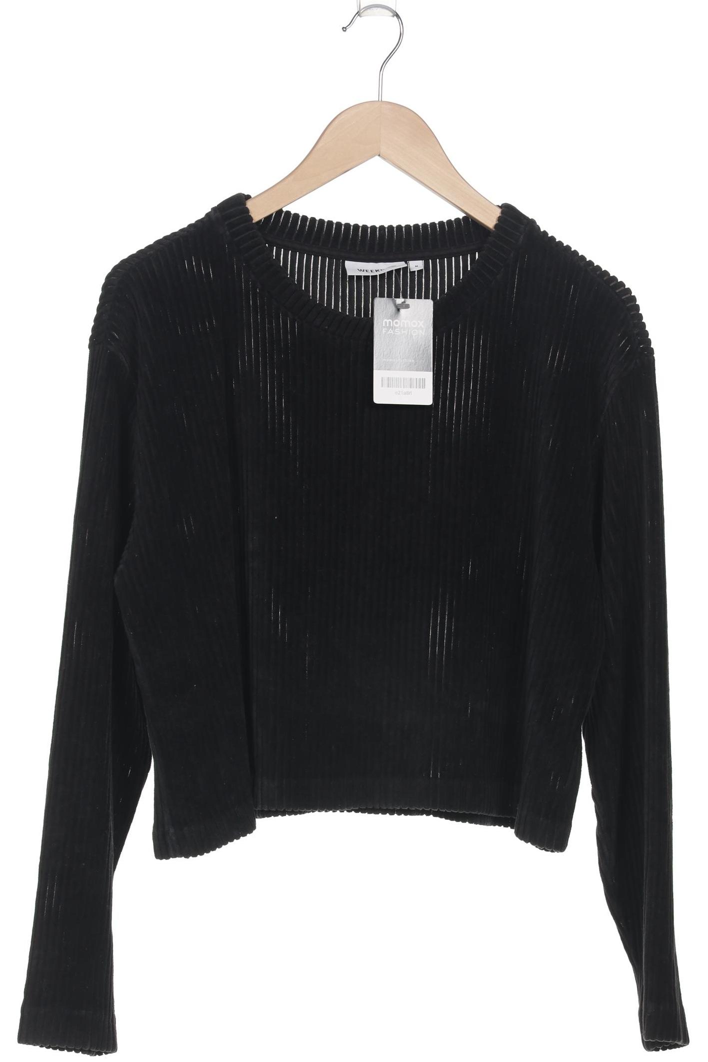 

Weekday Damen Sweatshirt, schwarz, Gr. 38