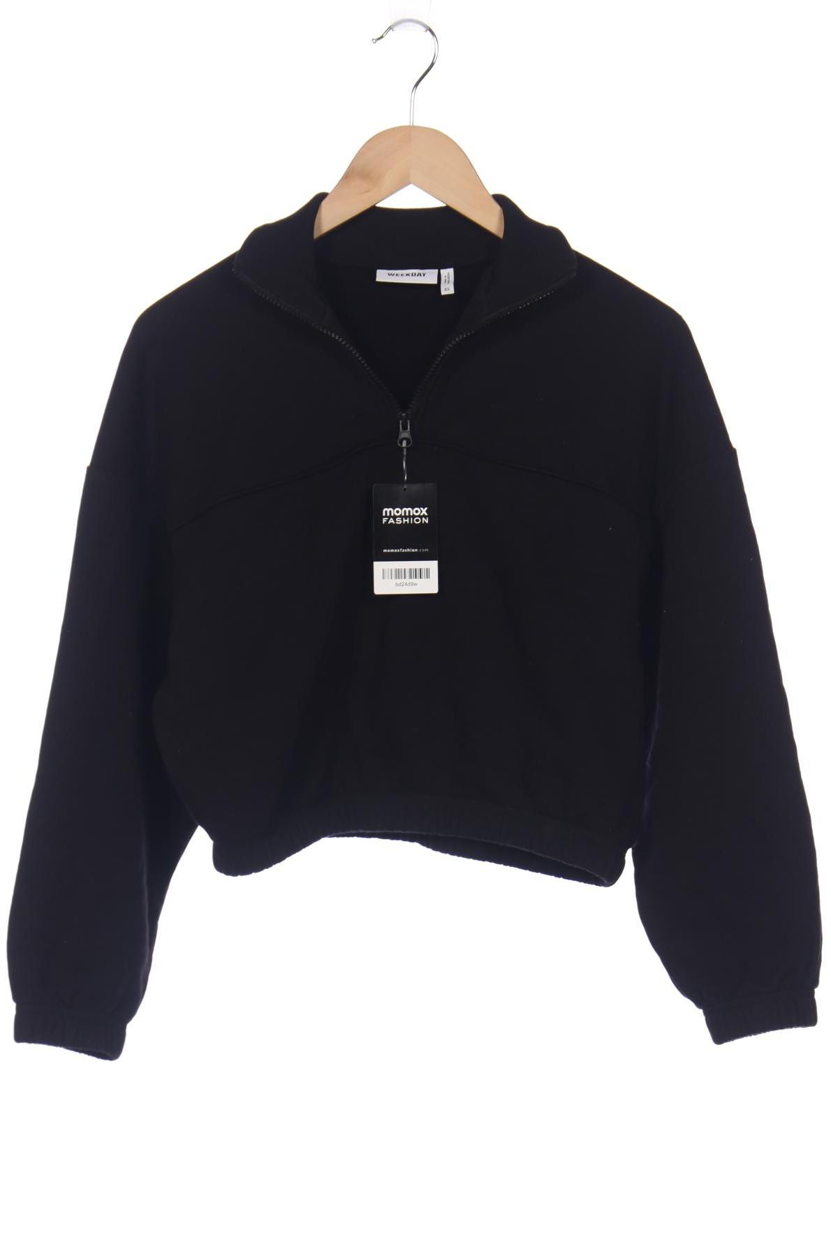 

Weekday Damen Sweatshirt, schwarz