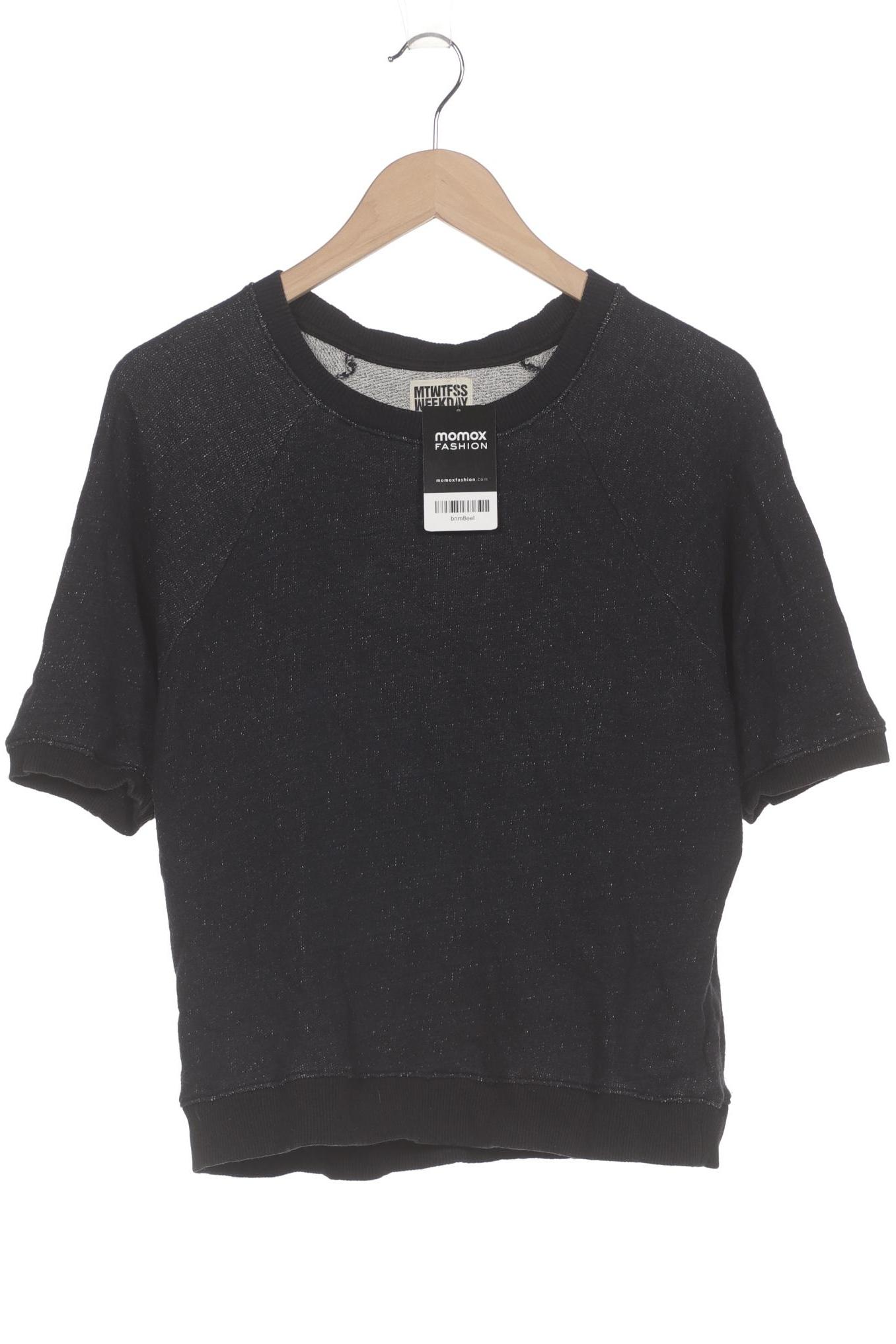

Weekday Damen Sweatshirt, schwarz, Gr. 36