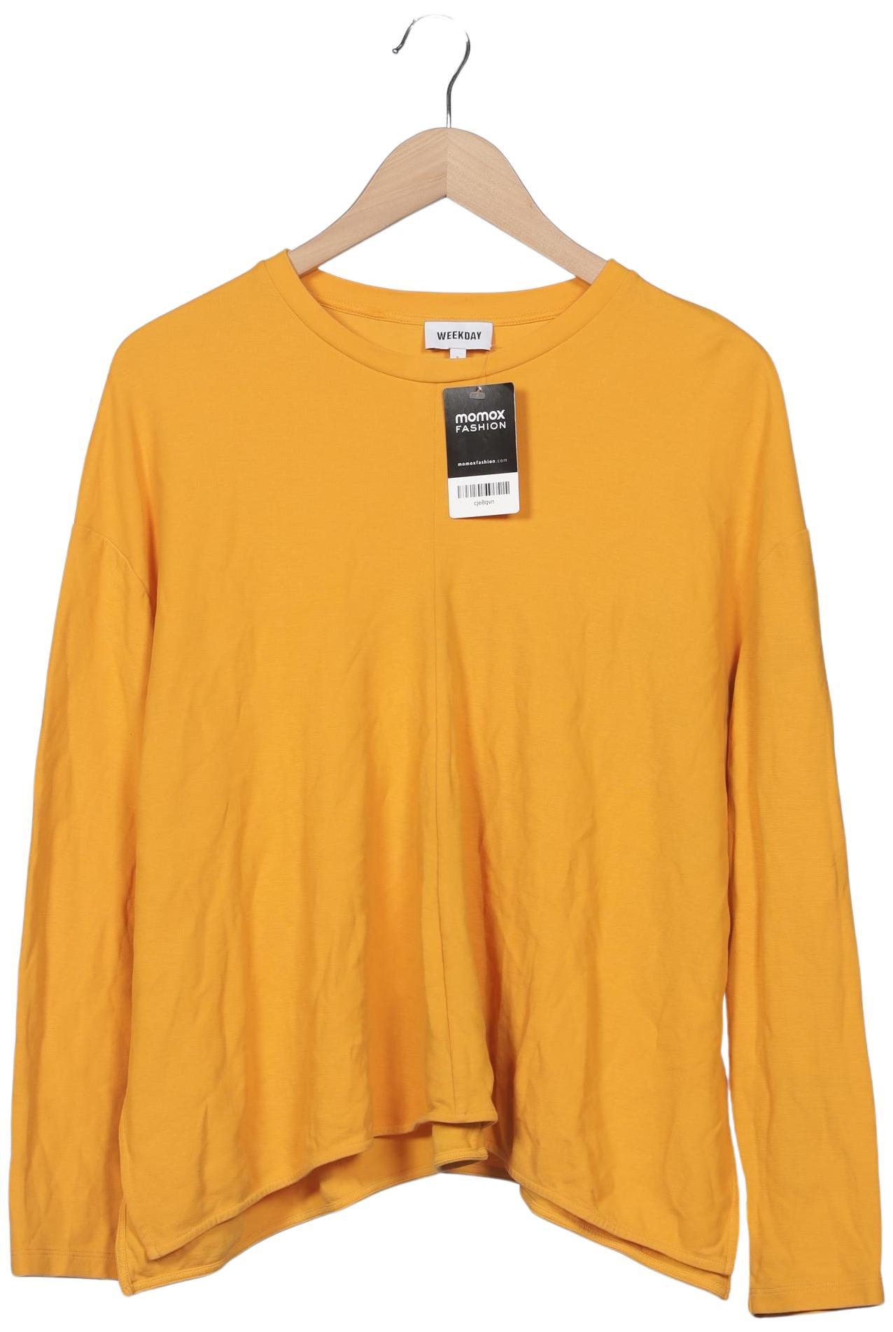 

Weekday Damen Sweatshirt, gelb, Gr. 36