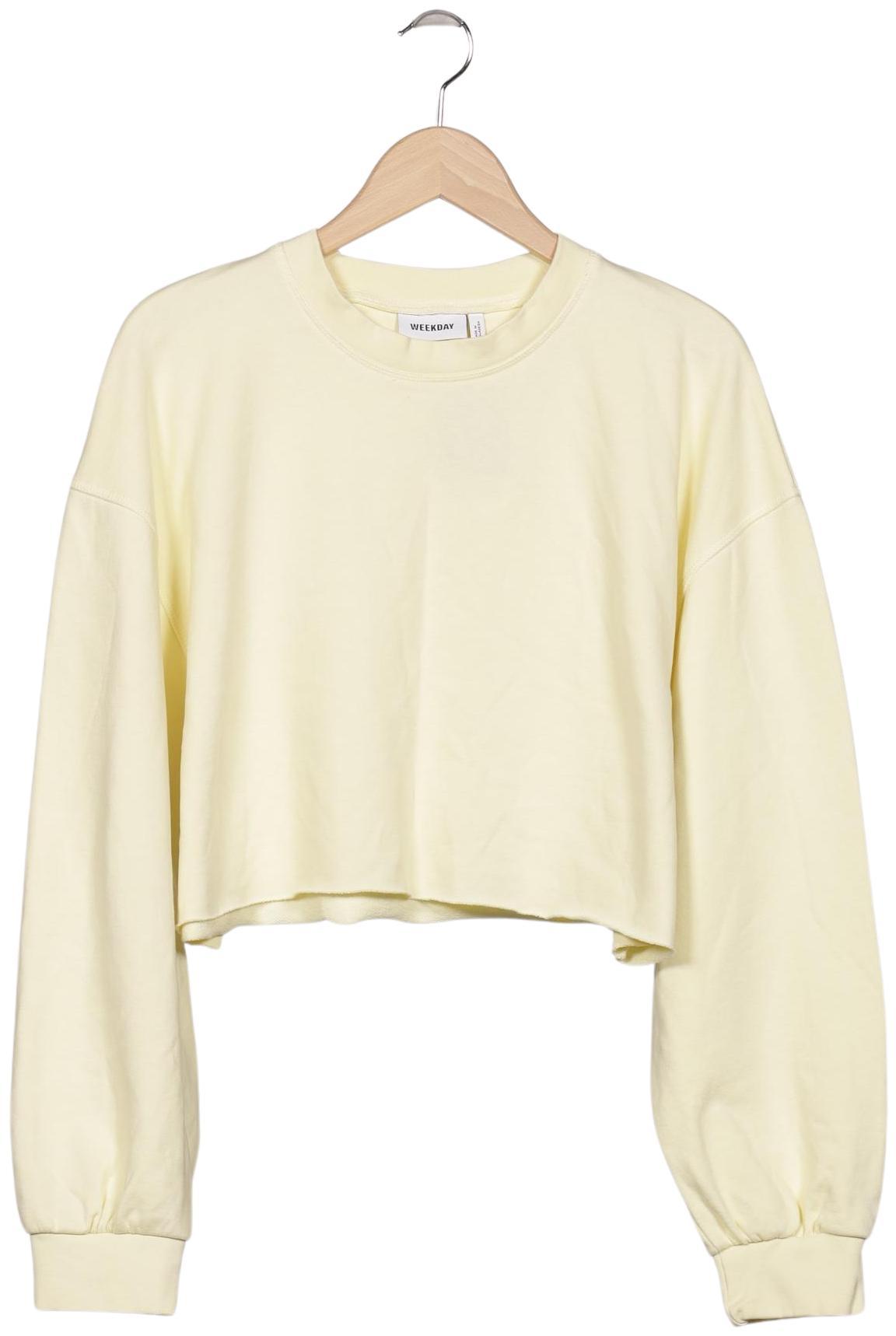 

Weekday Damen Sweatshirt, gelb, Gr. 38