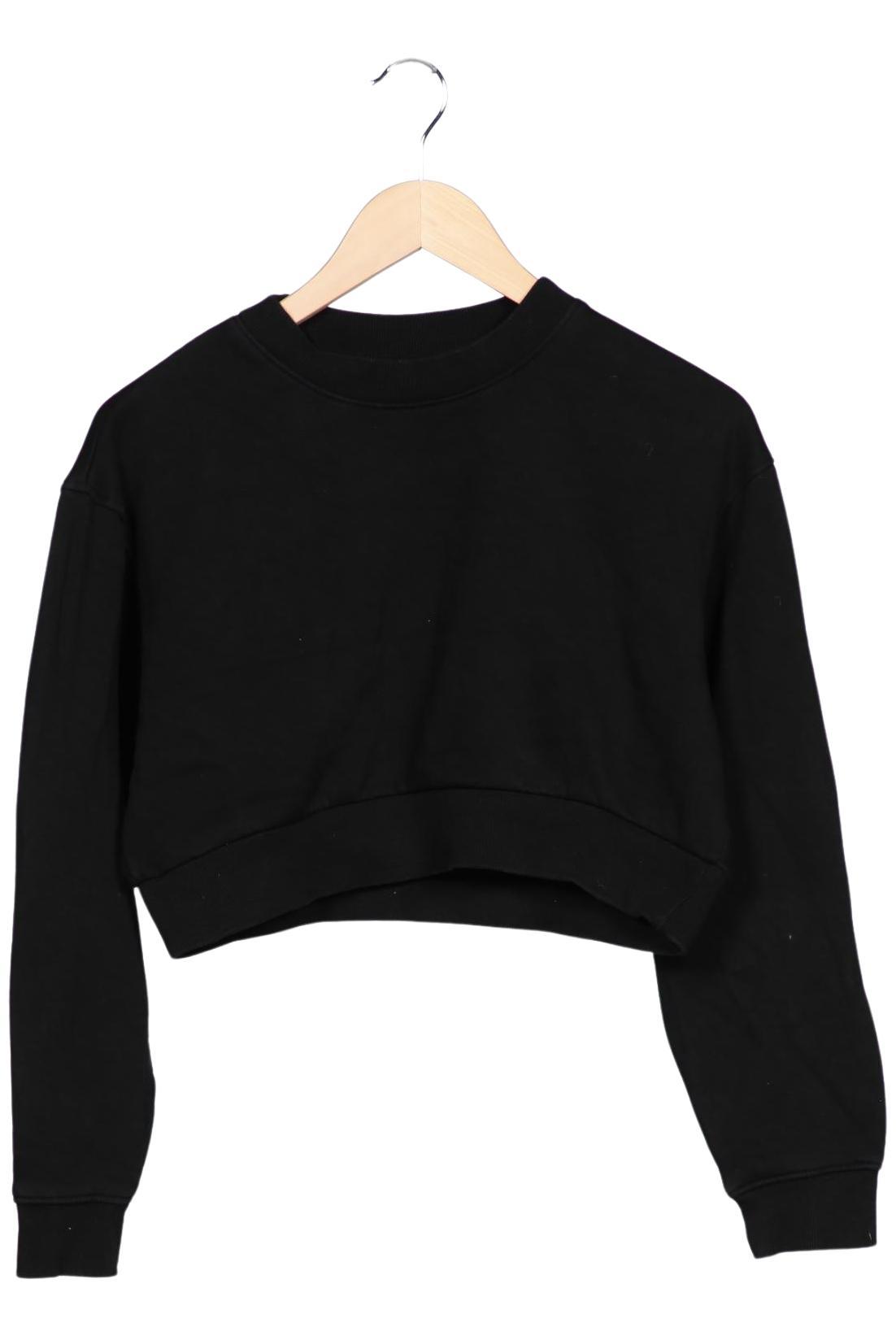 

Weekday Damen Sweatshirt, schwarz, Gr. 34