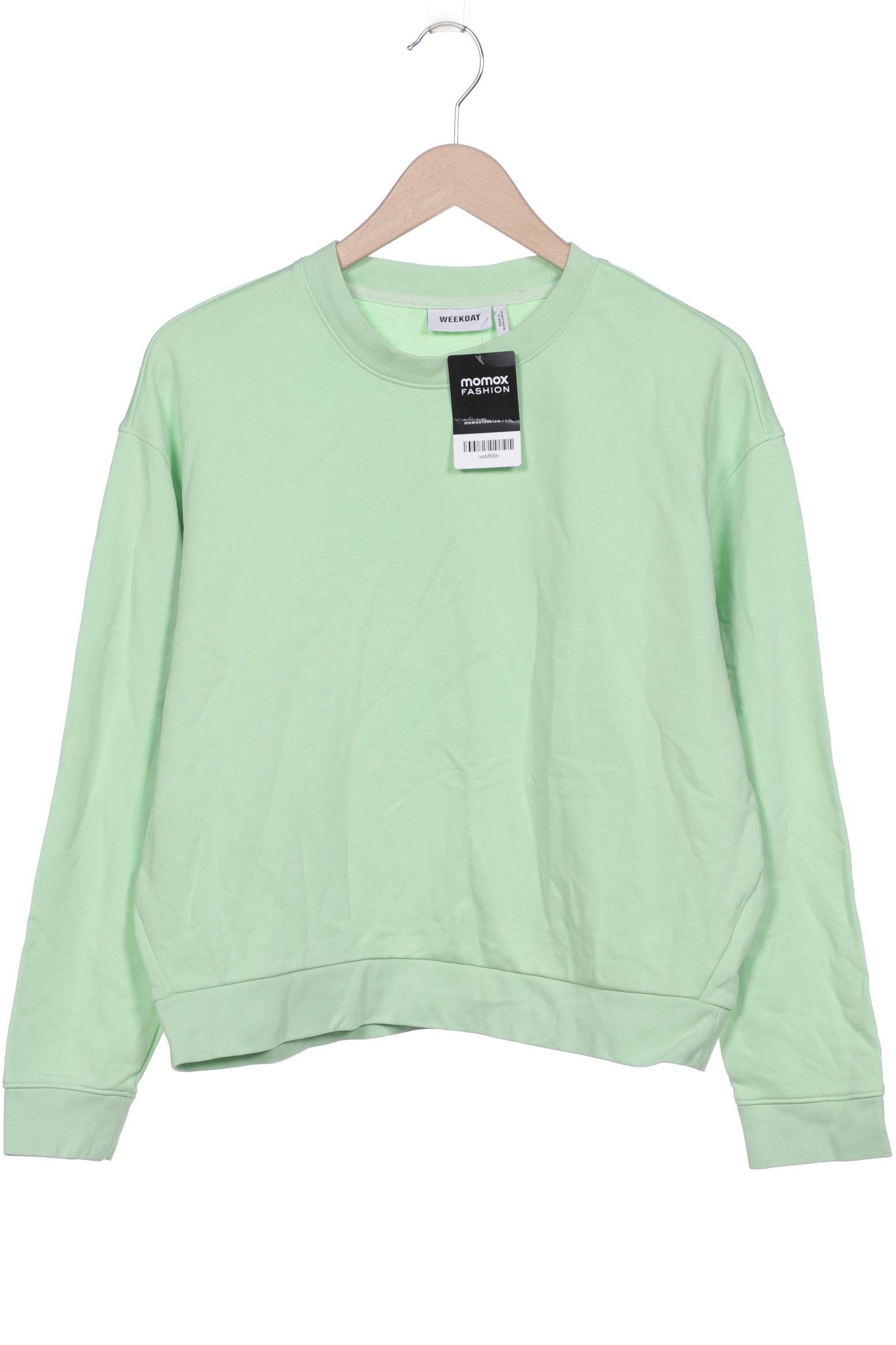 

Weekday Damen Sweatshirt, hellgrün, Gr. 34