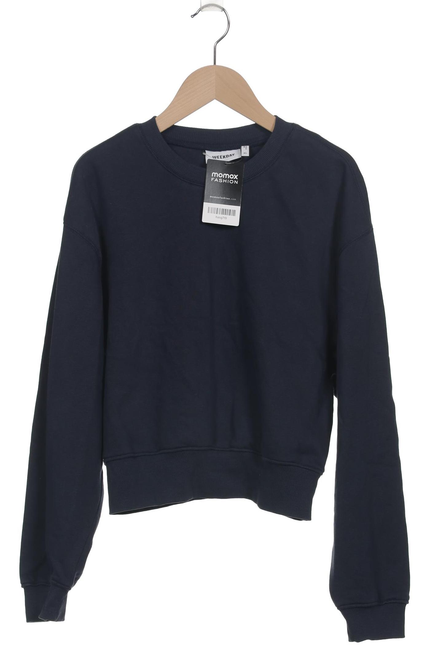 

Weekday Damen Sweatshirt, marineblau, Gr. 34
