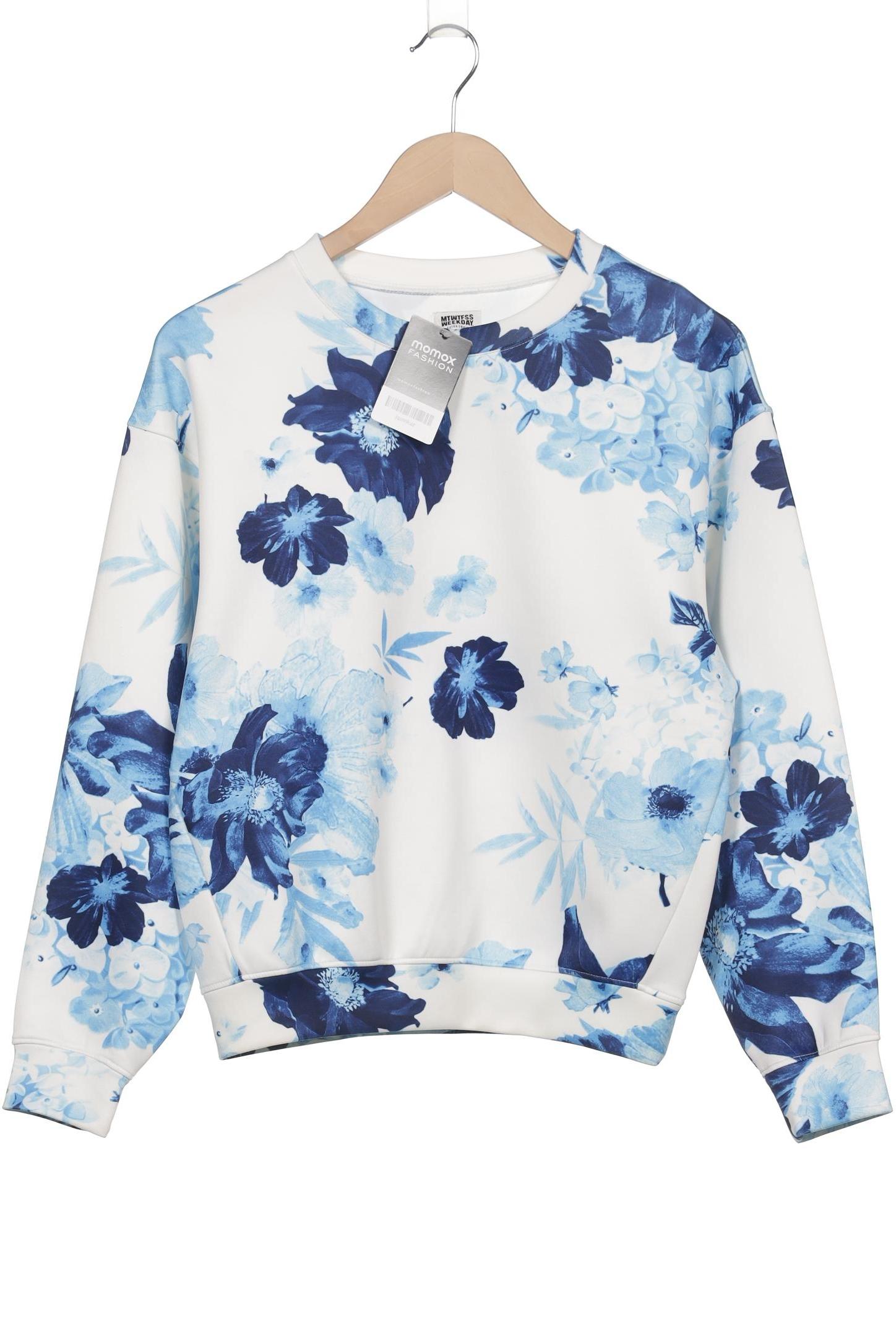 

Weekday Damen Sweatshirt, weiß, Gr. 34