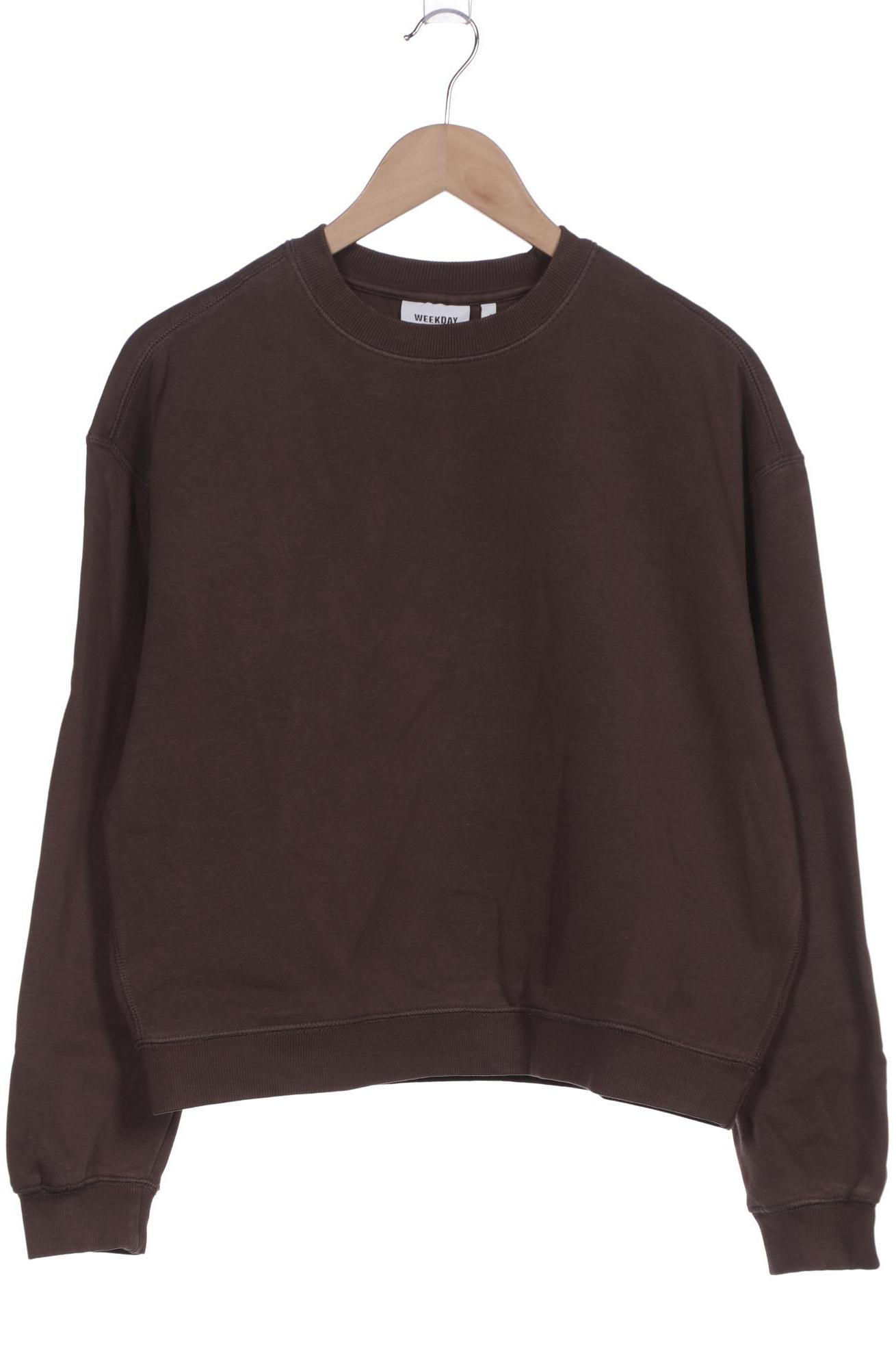 

Weekday Damen Sweatshirt, braun, Gr. 34